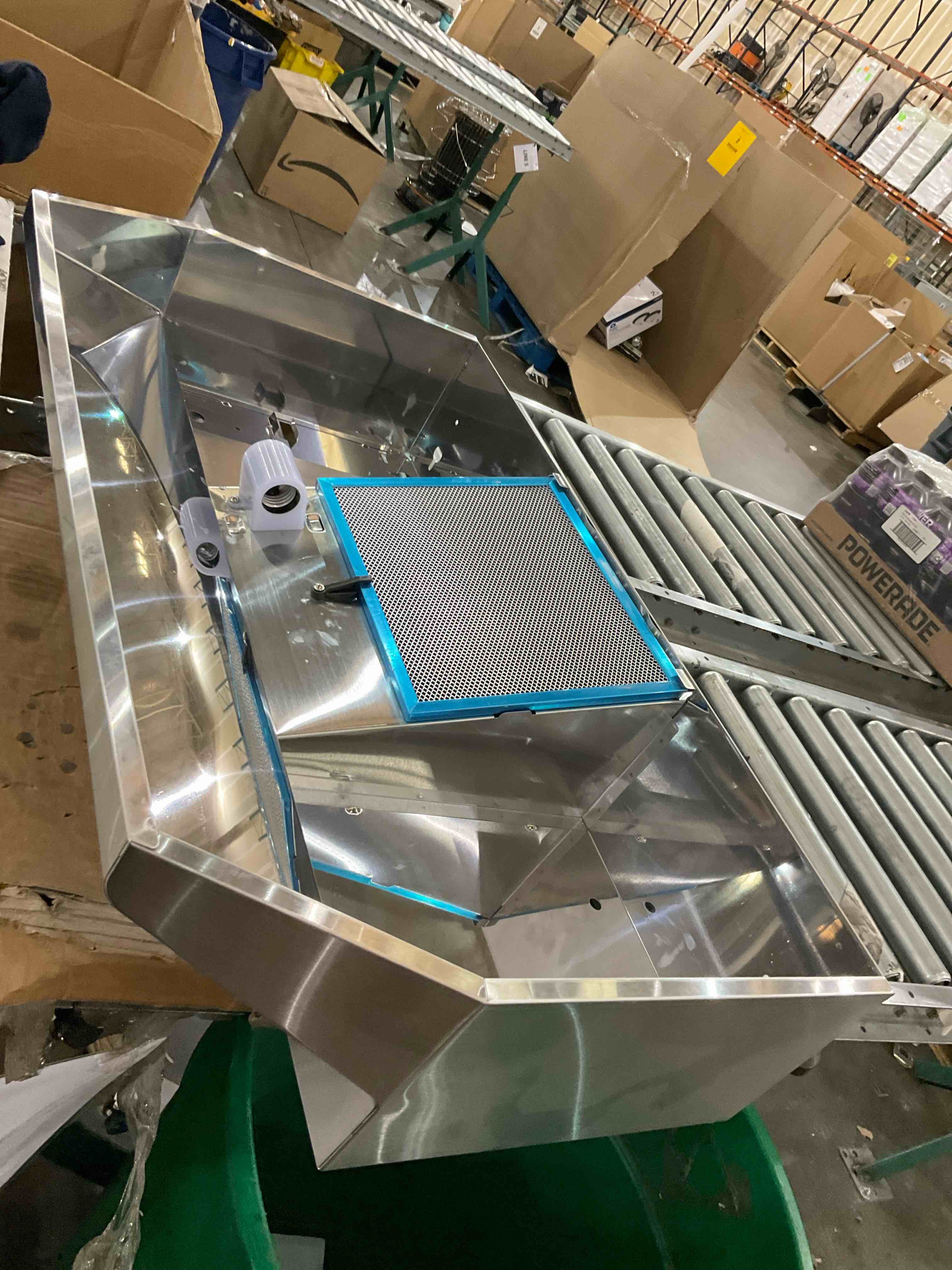 stainless steel range hood