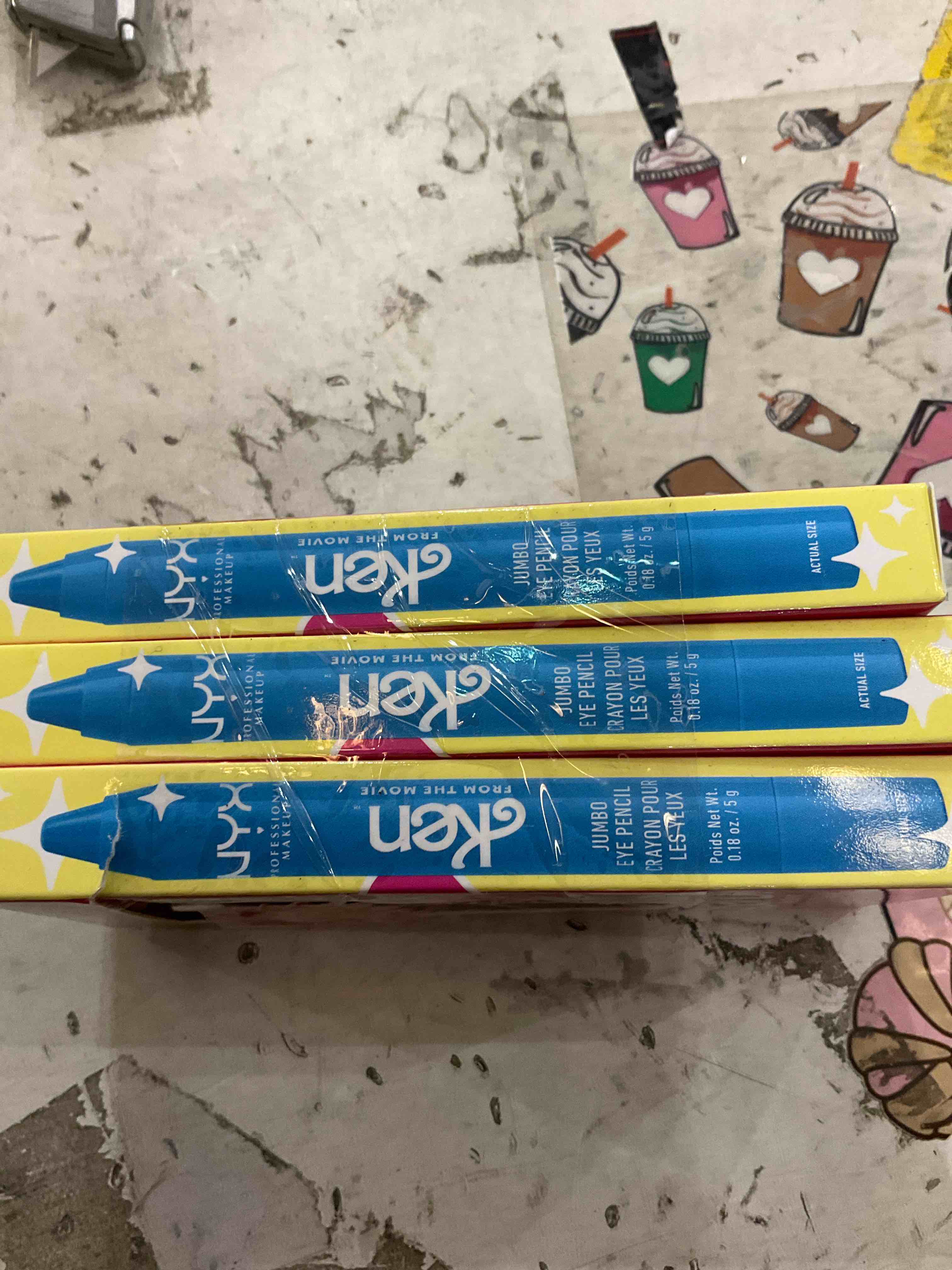 NYX PROFESSIONAL MAKEUP BARBIE, Jumbo Eye Pencil Kit 3 boxes 