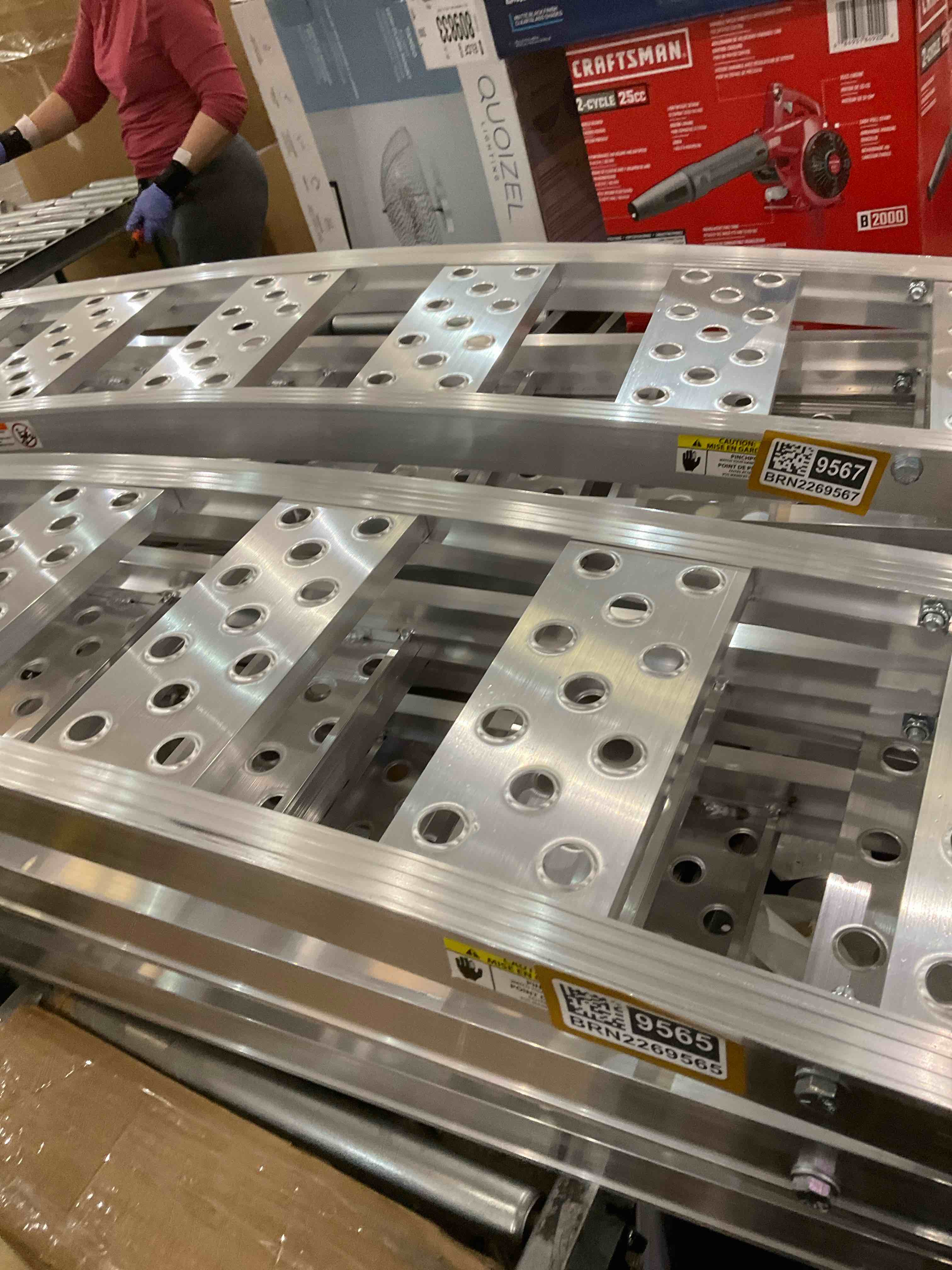 YINTATECH Heavy Duty Aluminum Loading Ramps for Trailer Carrying, 60" x 12", 6000lbs, 2pcs