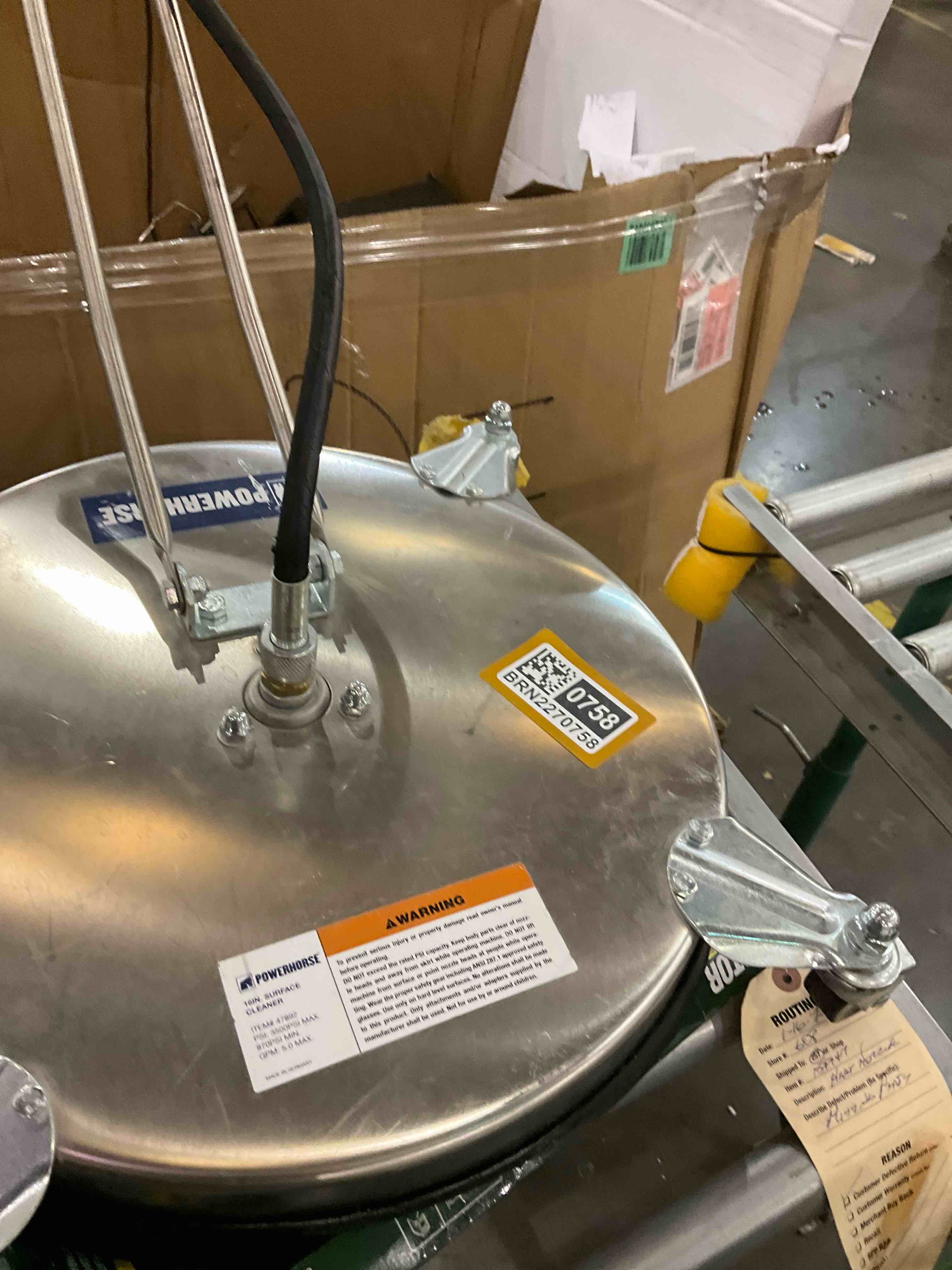 Pressure Washer Surface Cleaner Attachment - 18 Inch Direct Surface Cleaner for Pressure Washer with 4 Wheels and Extended Wand Attachments - Heavy Duty 4000 PSI Surface Cleaner