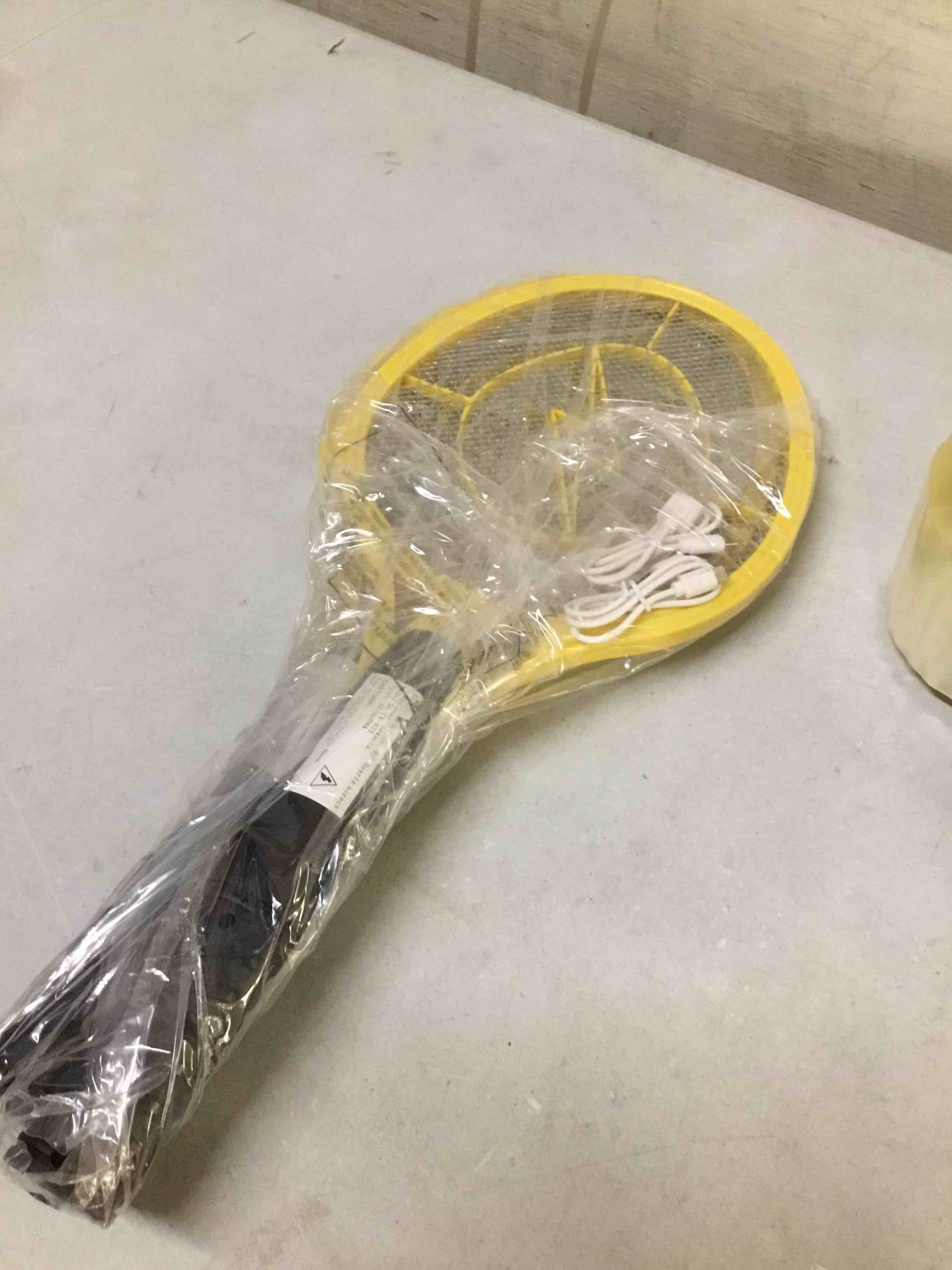 Condition photo showing Good Condition for electric fly swatter [set of 2] handheld bug zapper racket for indoor/outdoor - 4000 volt swatter - instant bug & mosquito killer with attractant led light - usb rechargeable portable fly zapper.