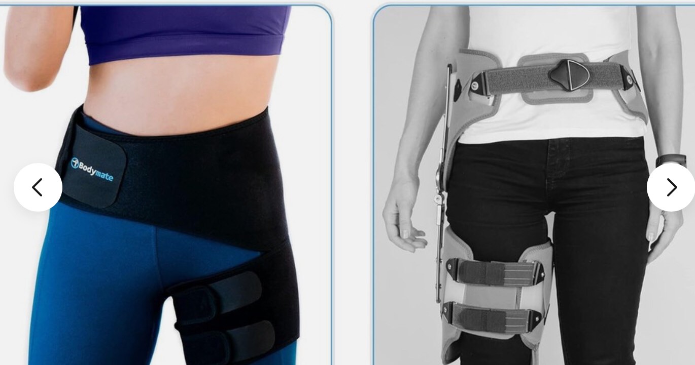 bodymate hip brace for sciatica pain relief | si belt/sacroiliac belt | black-size 32-44