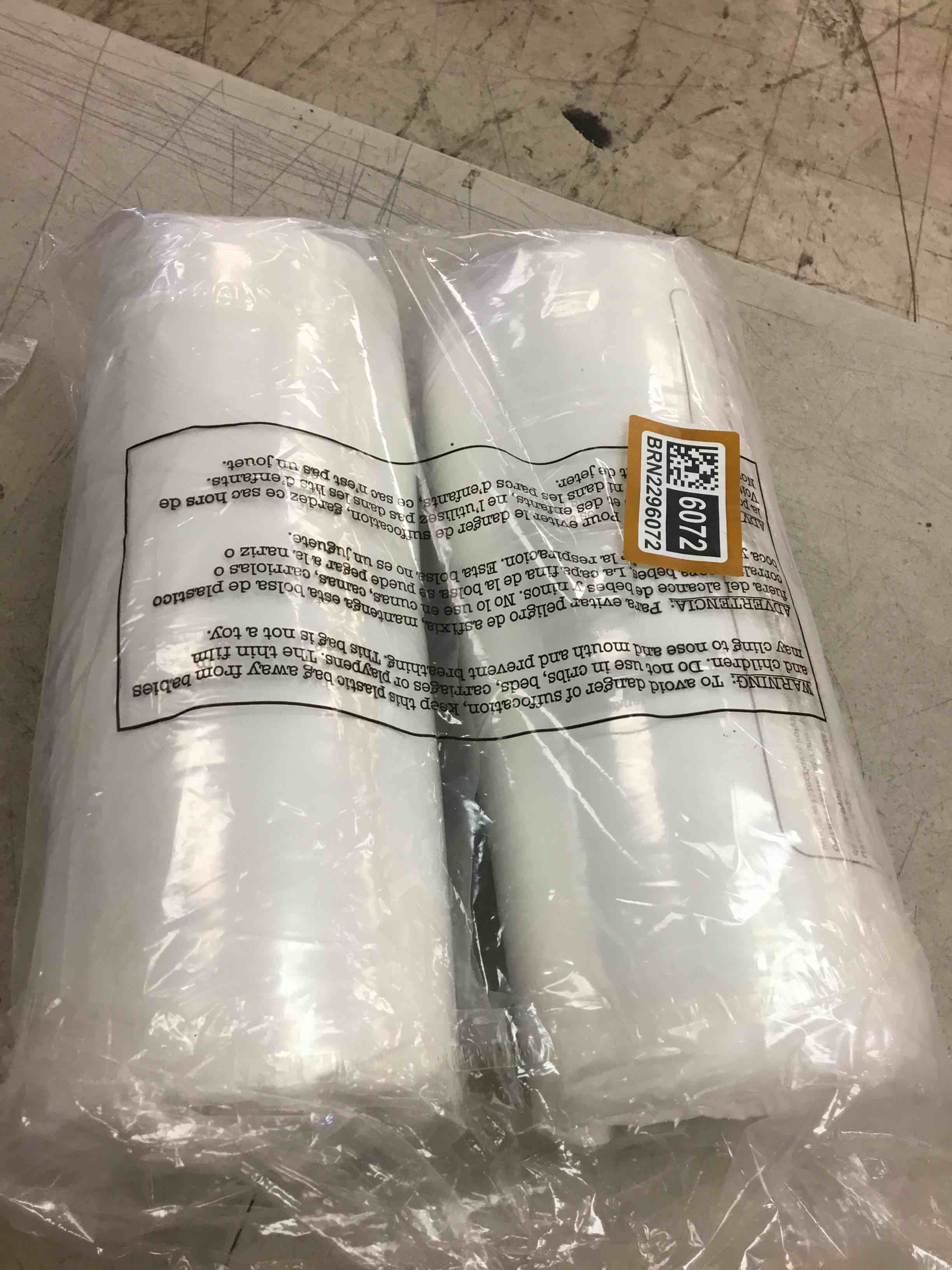 Condition photo showing New/Like New for size 18x36 pillows, set of 2