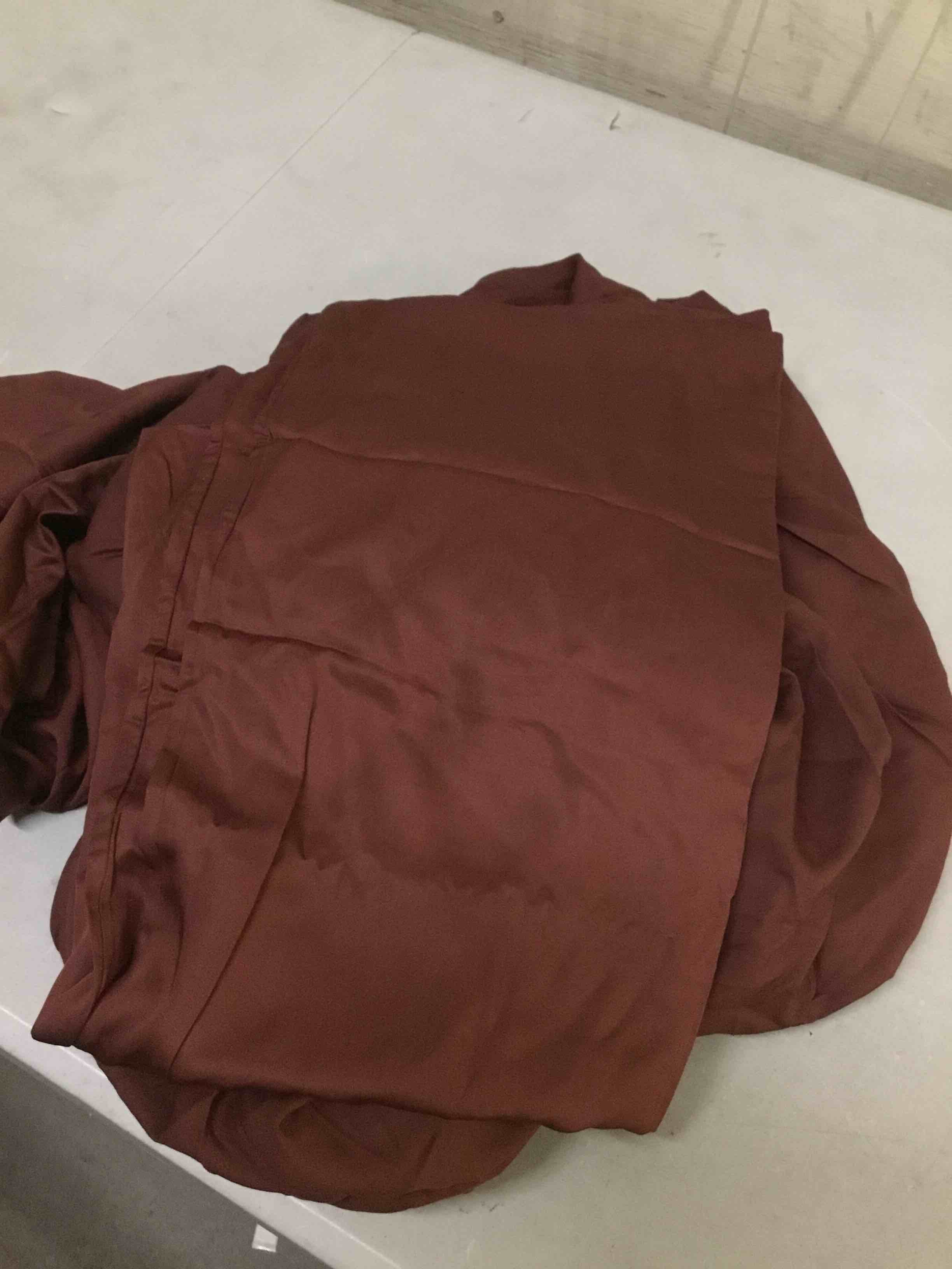 Condition photo showing As Is for ( incomplete missing cover ) bamboo fitted sheet set, queen, burgundy