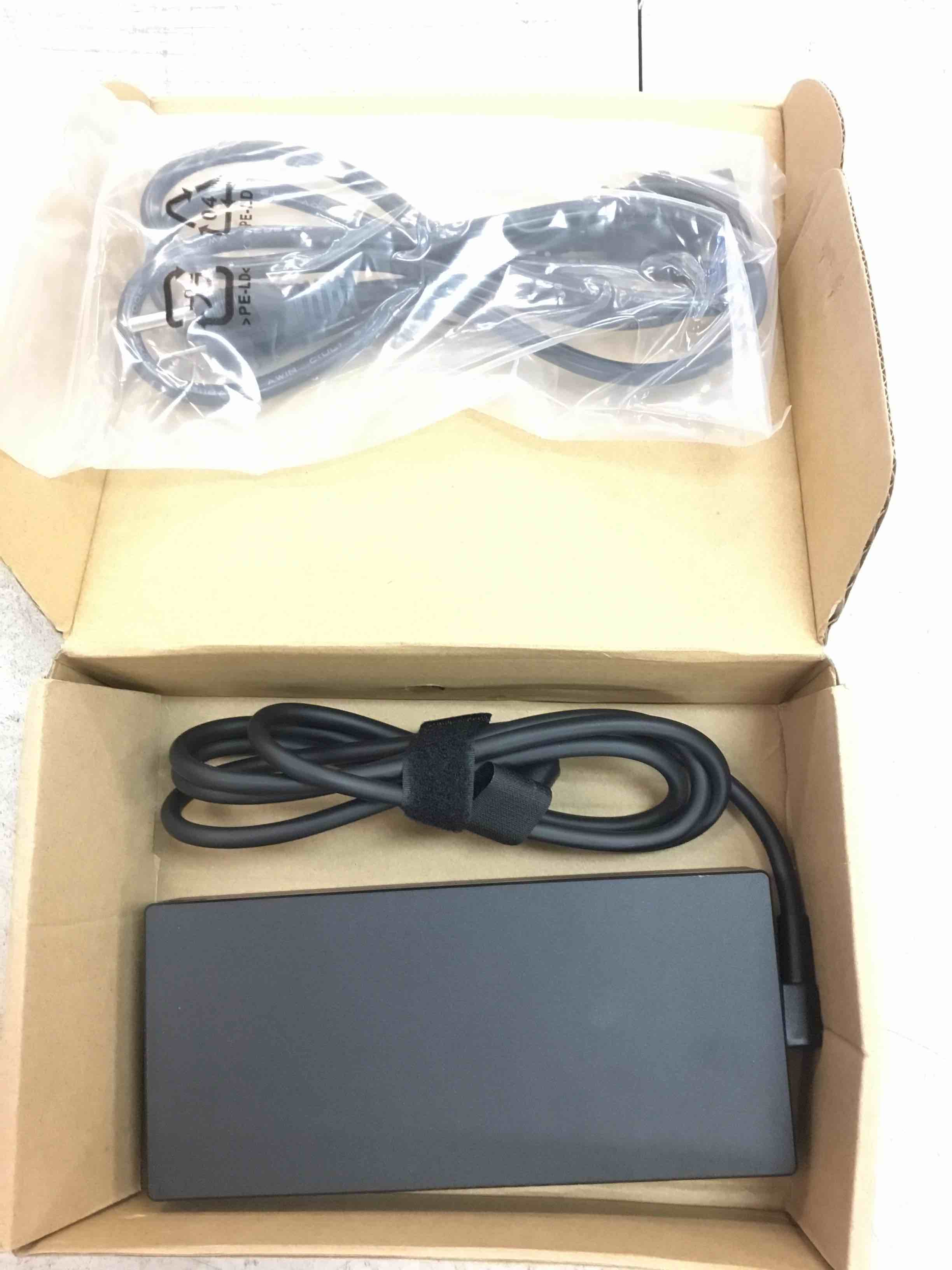 Condition photo showing As Is for 330w 20v 16.5a laptop charger for asus rog strix scar 16 17 17se 18 18g asus rog zephyrus duo 16 laptop charger a21-330p1a a22-330p1a