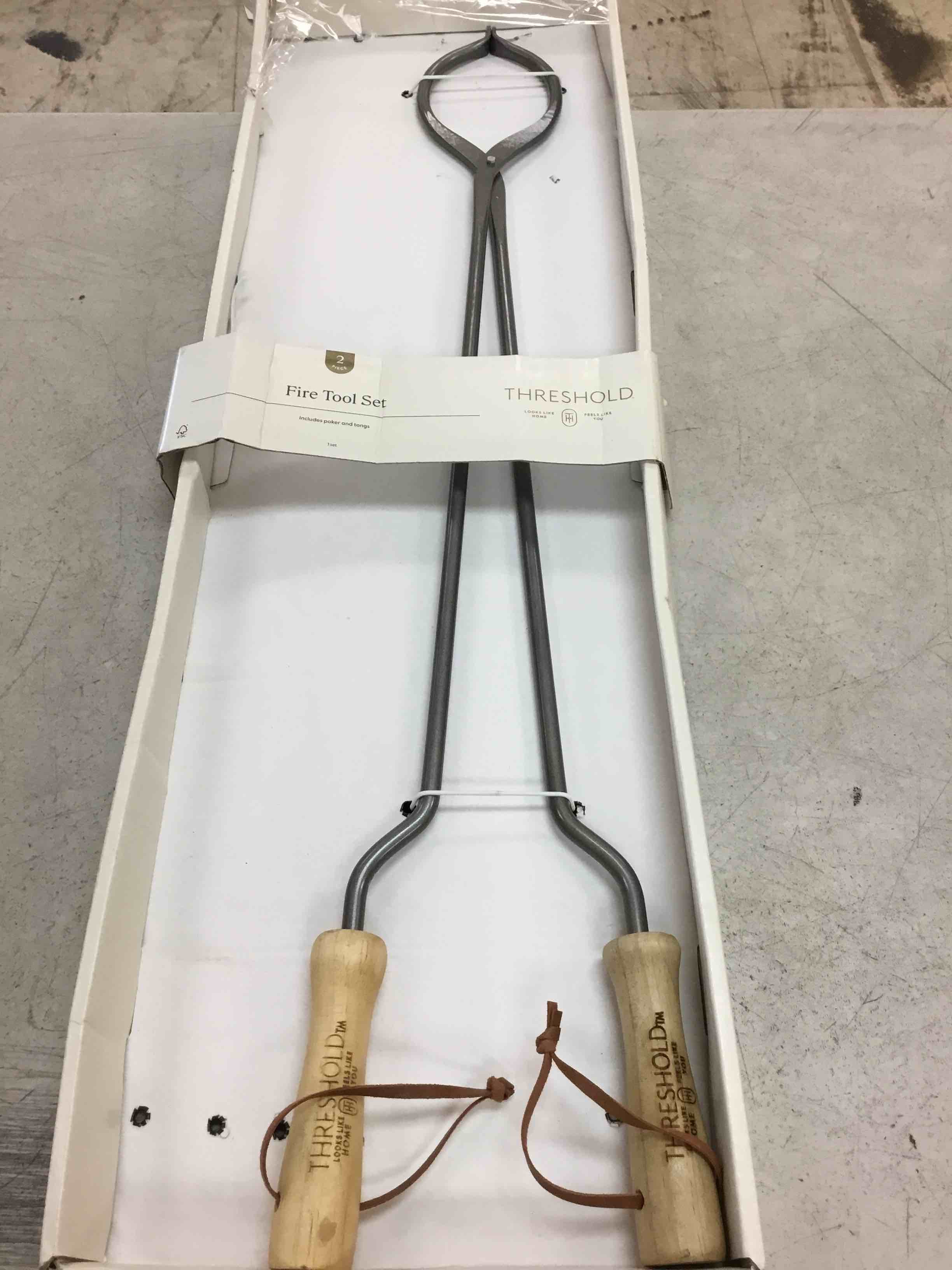 Condition photo showing New/Like New for fire poker tool gray - threshold™