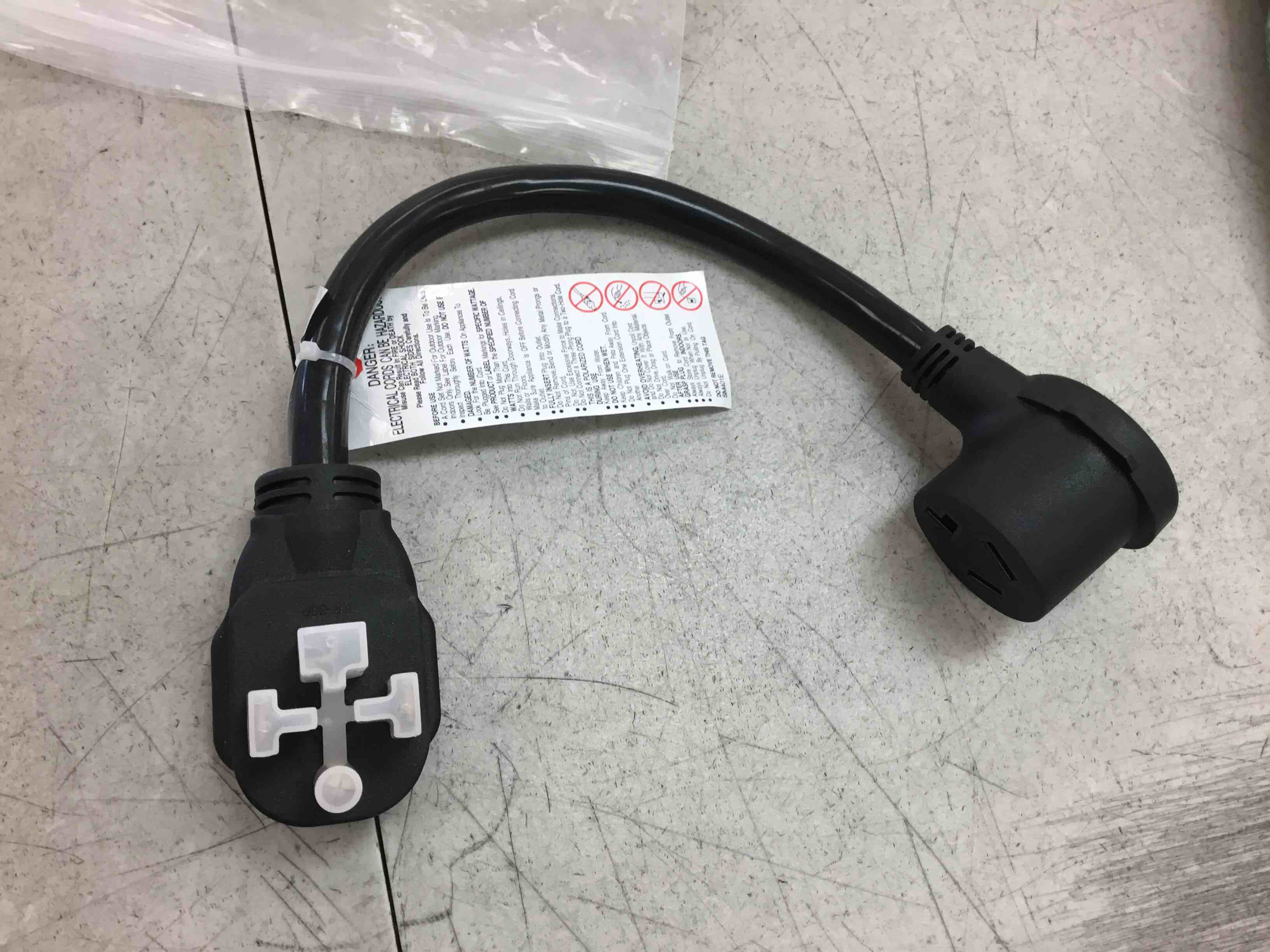Condition photo showing New/Like New for nema 14-30p to 14-50r ev charger adapter