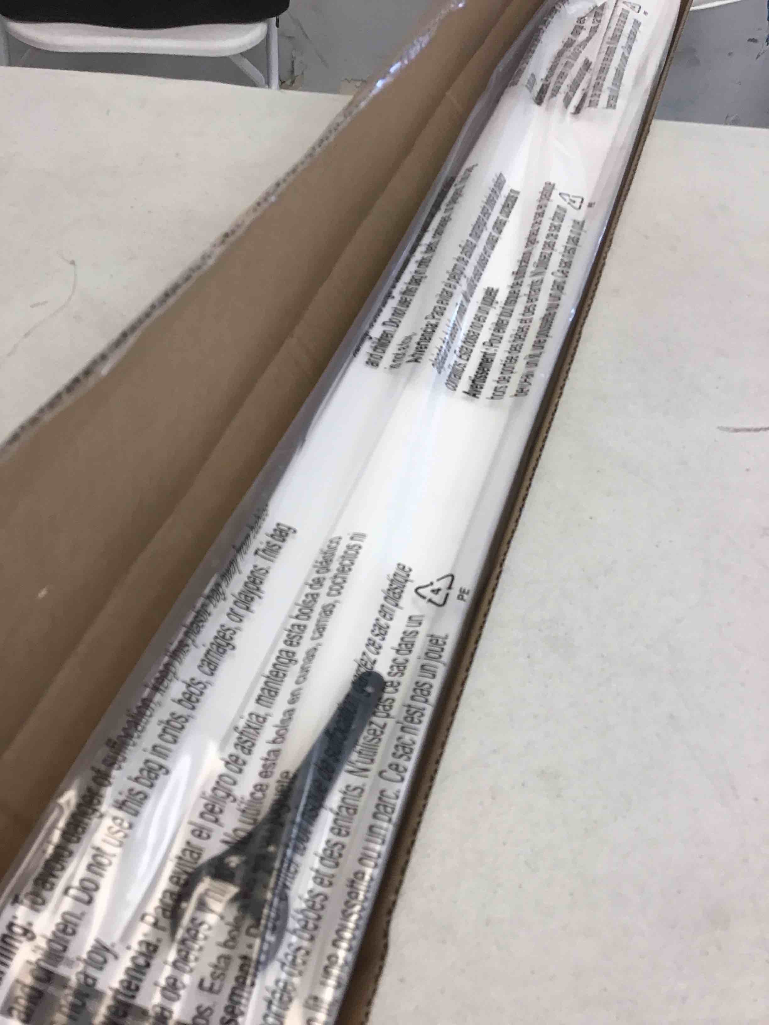 Condition photo showing New/Like New for lazblinds cordless cellular shades, no tools no drill light filtering honeycomb shades pleated blinds for windows, 42.5'' w x 72'' h, white light filtering-white 42 1/2'' w × 72'' h