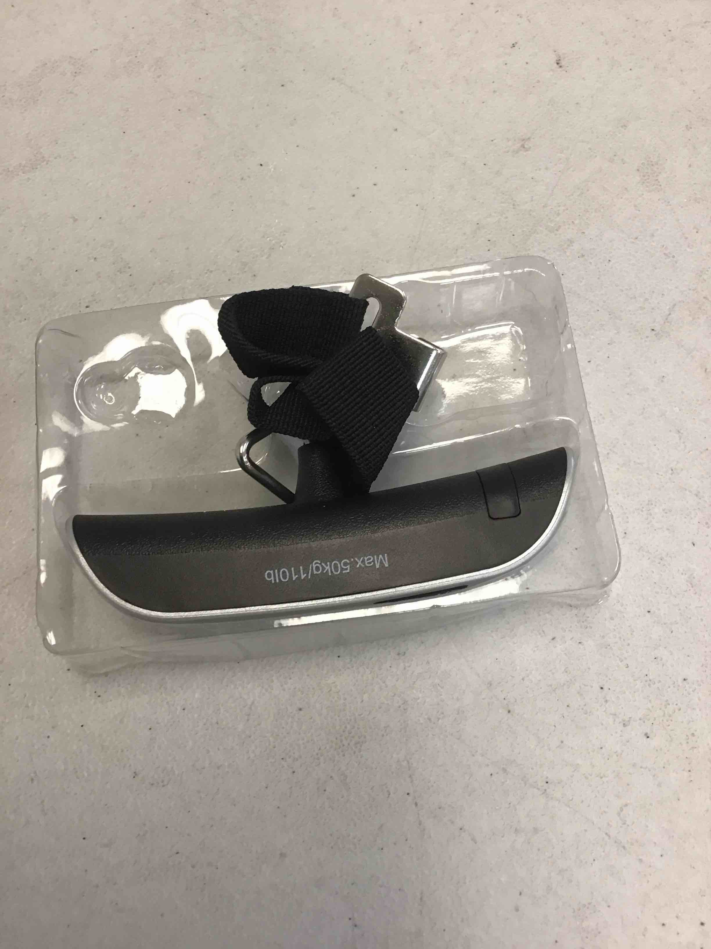 Condition photo showing As Is for travel scale digital luggage silver