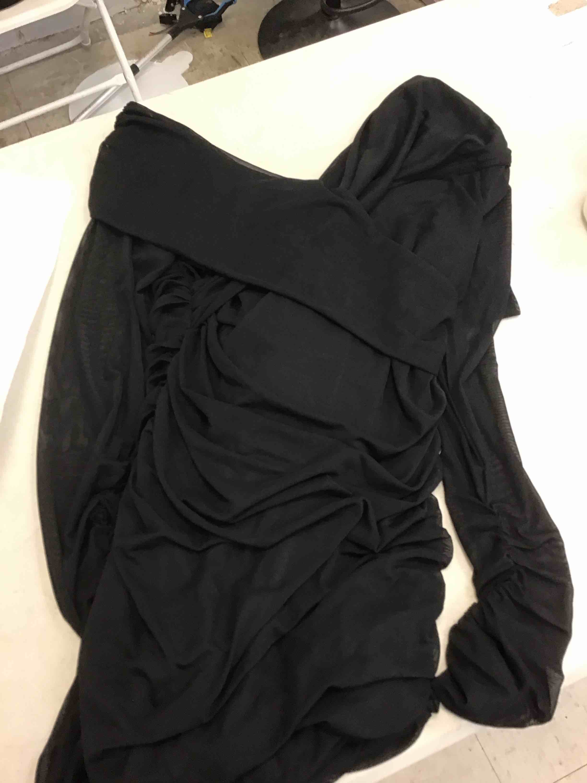 Condition photo showing Good Condition for ( size xxl )  d& m women's  maxi dress cocktail party dresses black 