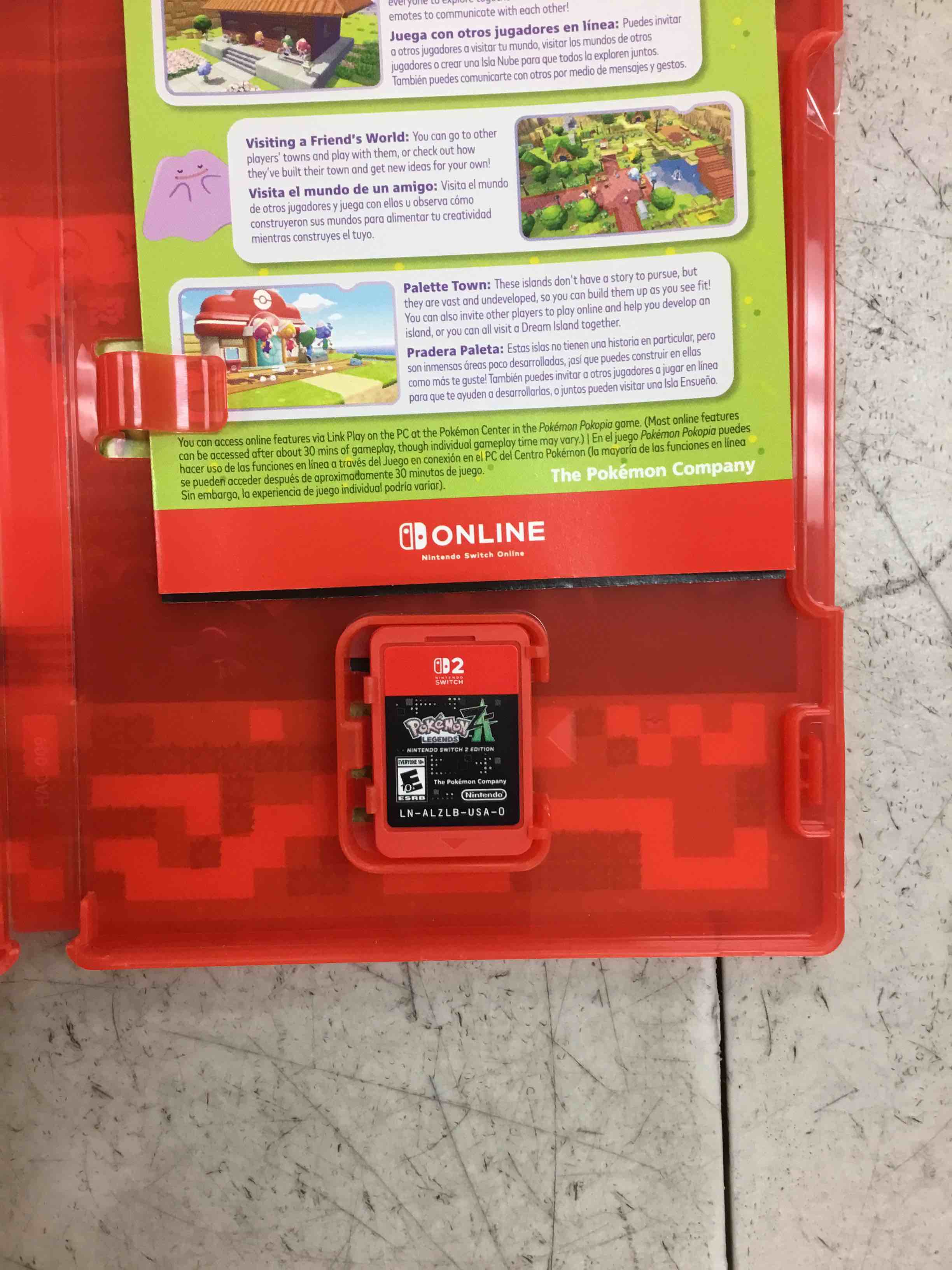 Condition photo showing Good Condition for pokemon legends– nintendo switch 2
