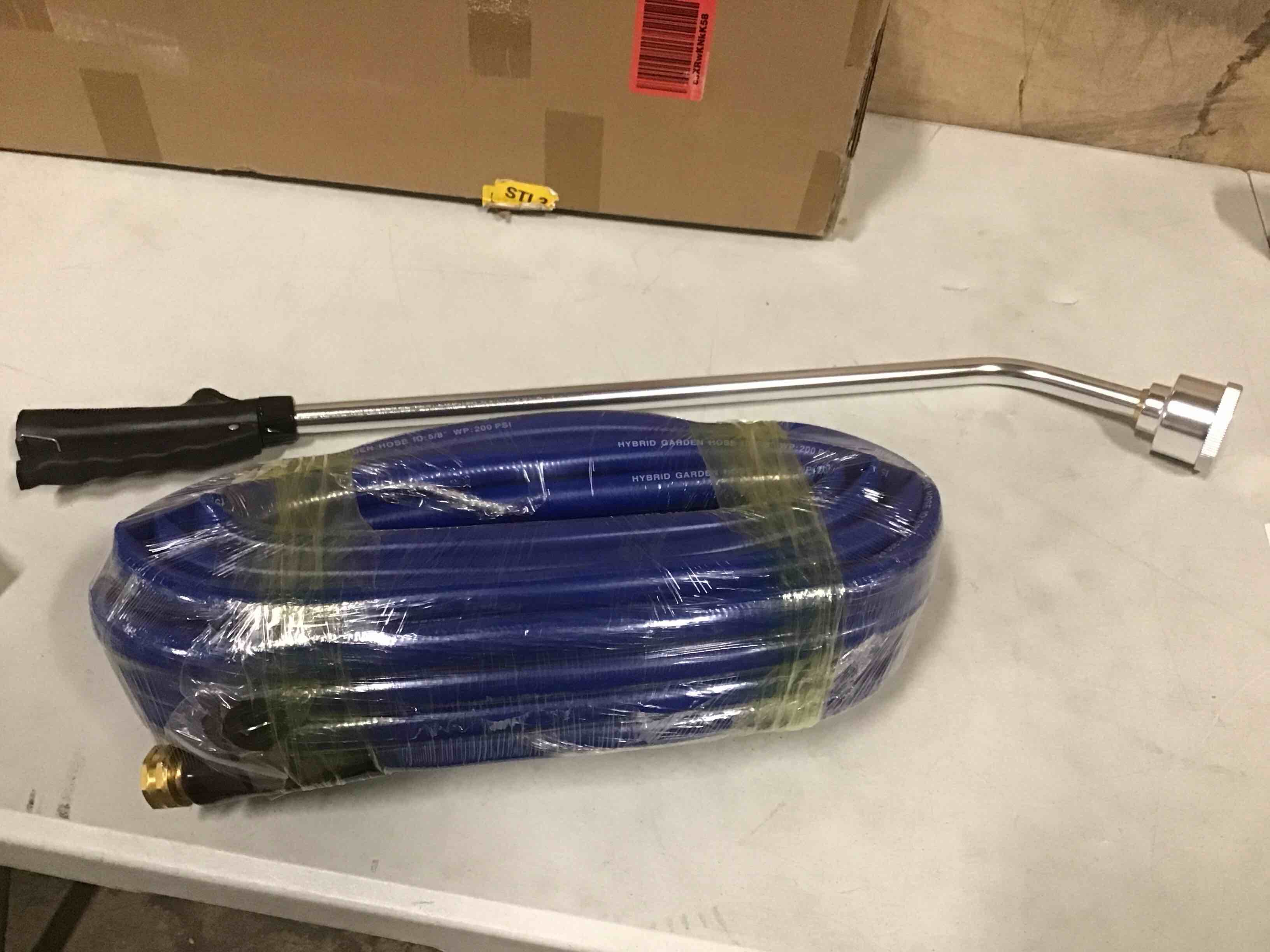 Hybrid Garden Hose with Sprayer