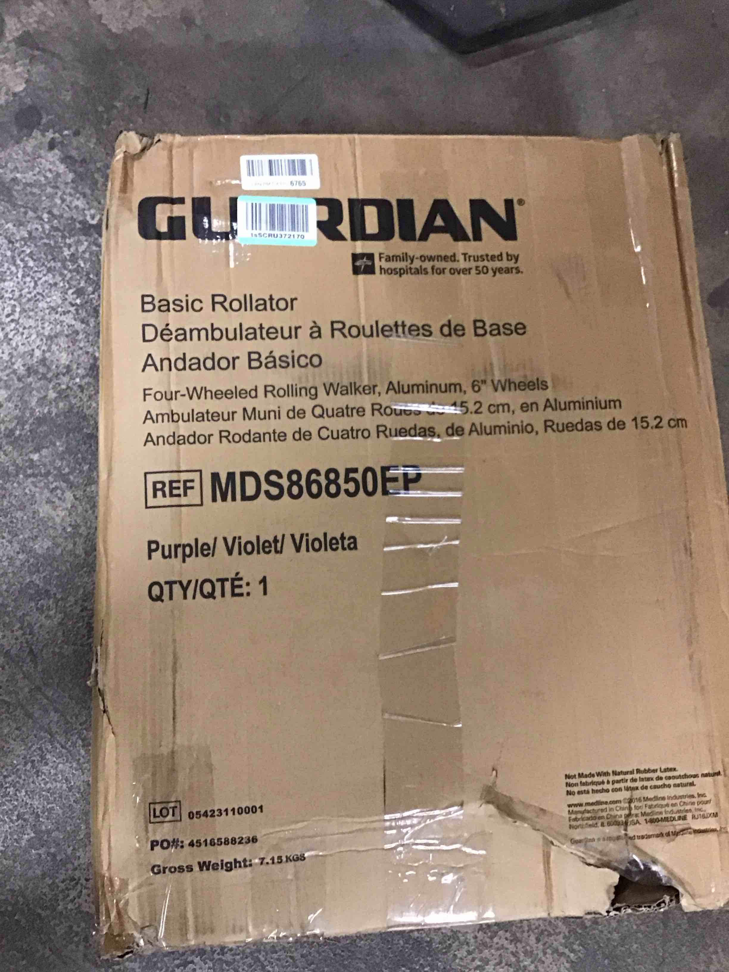 guardian basic rollator