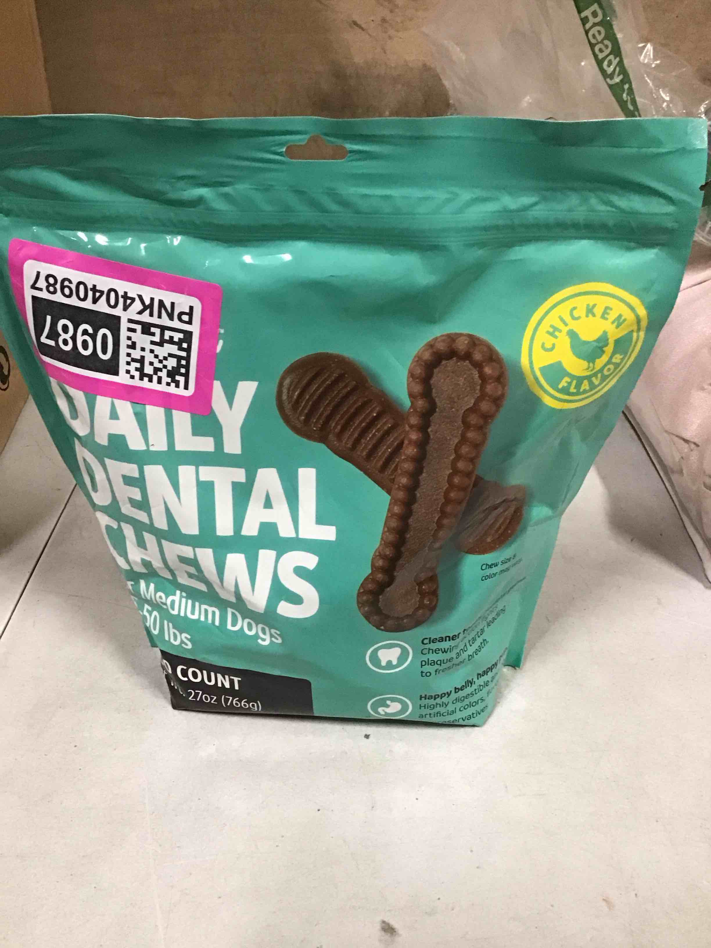 Condition photo showing New/Like New for vibeful daily dental chew for dogs