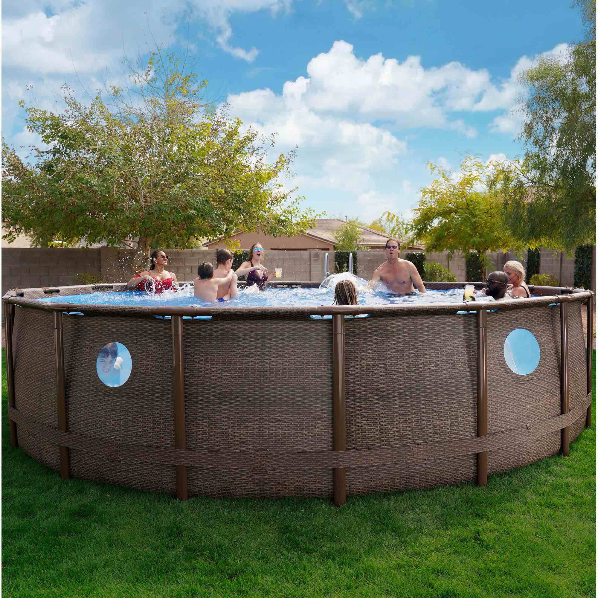 Coleman® 22? x 52? Power Steel Swim Vista Series II Swimming Pool Set