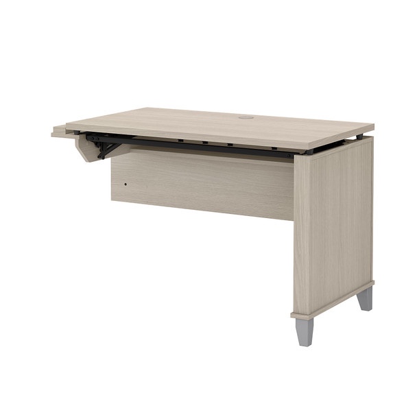 Bush Furniture Somerset 42W 3 Position Sit to Stand Return in Sand Oak - WC81142