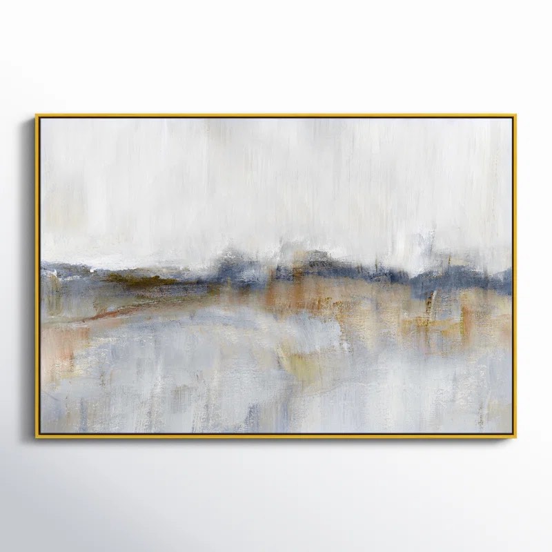 Autumnal Tide by Nan - Floater Frame Print on Canvas : 41.5'' H x 61.5'' W x 2'' D