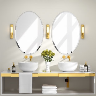 frameless vanity mirror