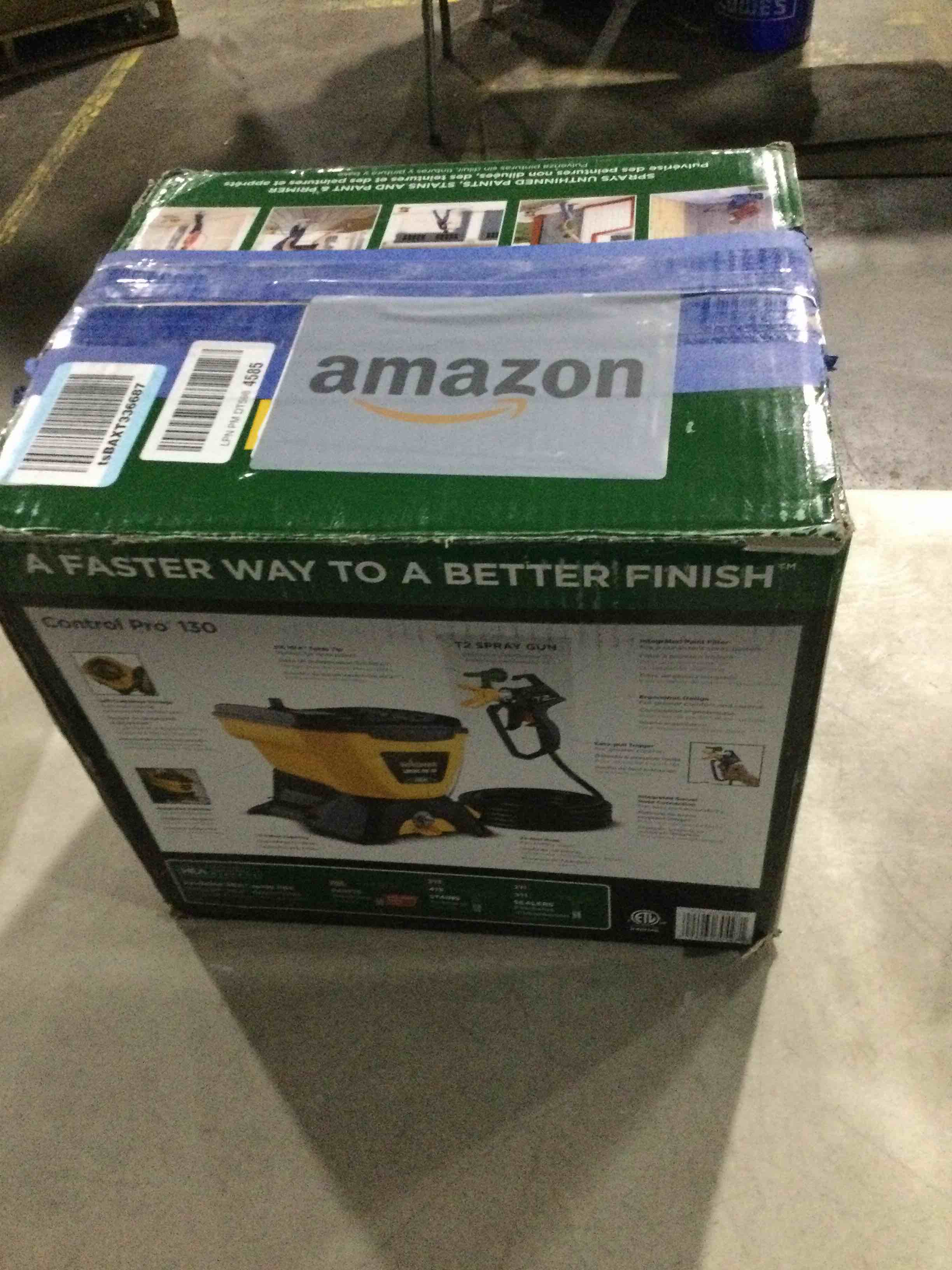 Wagner Spraytech 2435698 Control Pro 130 Paint Sprayer with T2 Gun, High Efficiency Airless Sprayer with Low Overspray