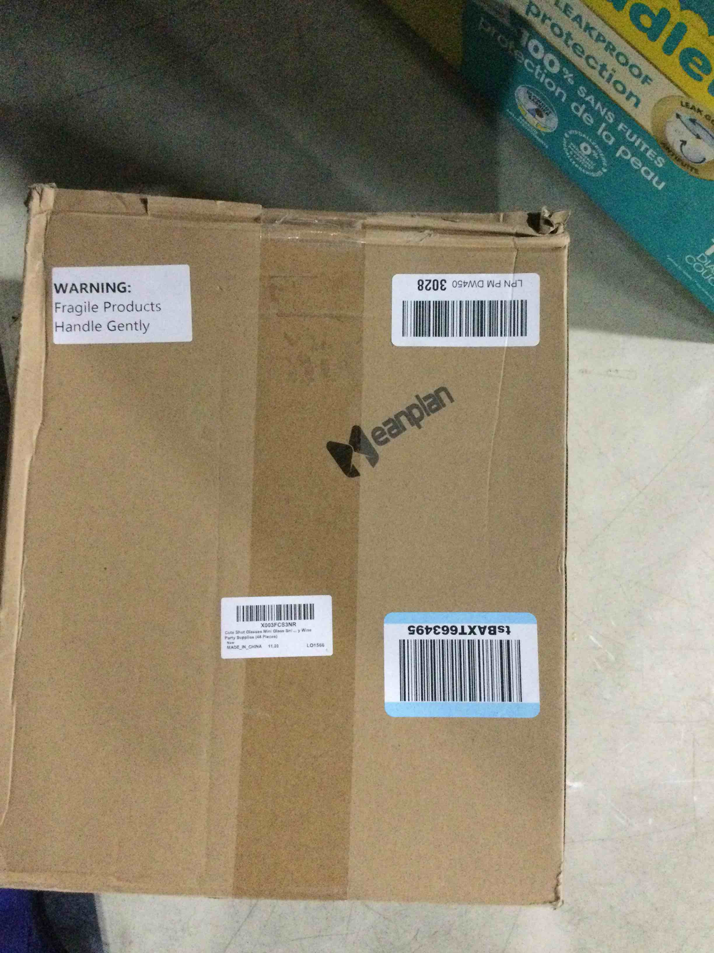 Meanplan Cute Shot Glasses Mini Snifters Cognac 1.7 oz Cups Brandy Snifter Mini Wine Snifters Glass Dinnerware Set for Whiskey Juice Vodka Sherry Champagne Brandy Wine Party Supplies(48 Pieces)