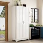 2-Door Kitchen Pantry Cabinet With Strong Storage