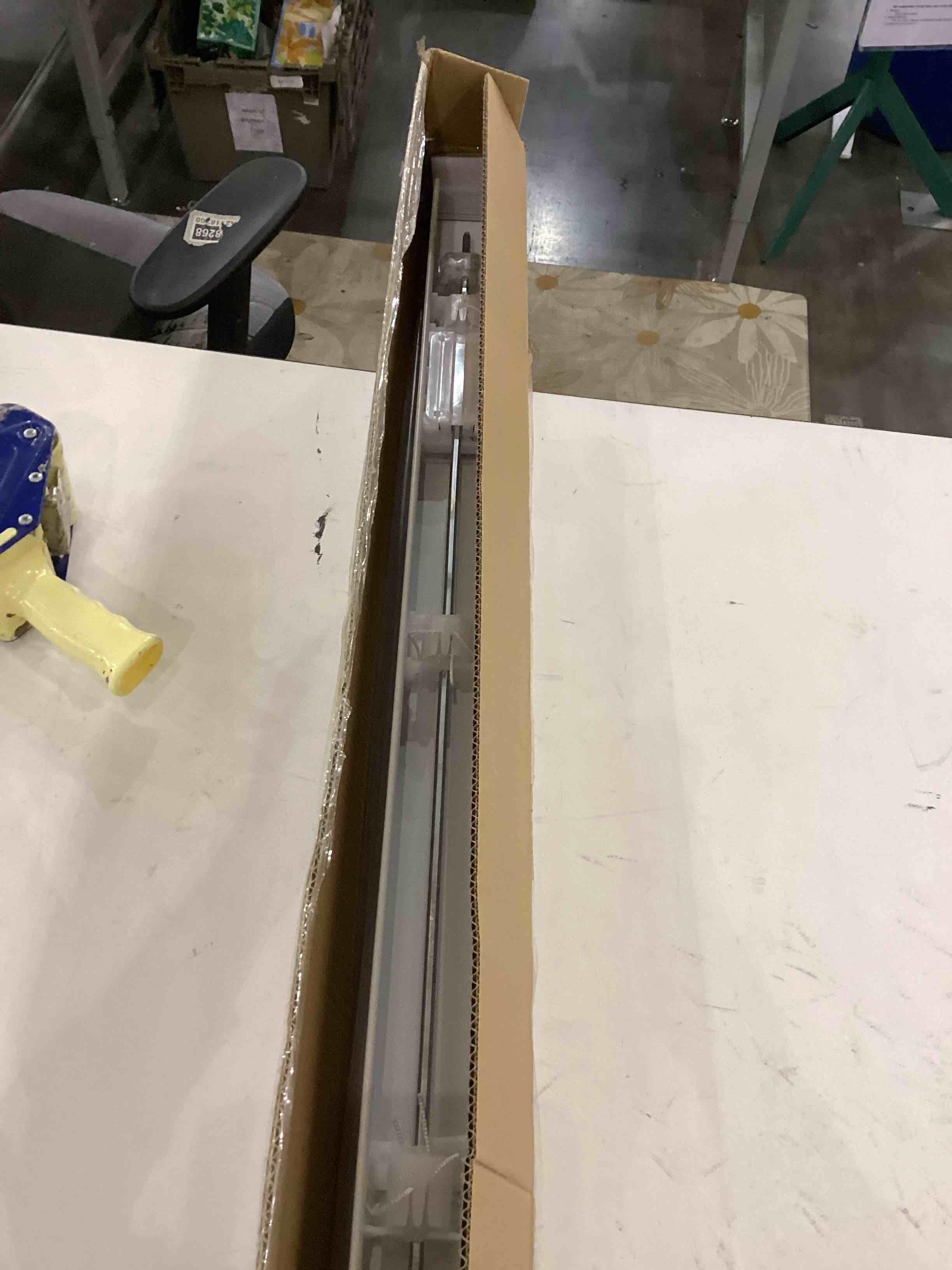 LazBlinds 2 Inch Faux Wood Blinds with Crown Valance, Cordless Blinds for Windows, Room Darkening Ho