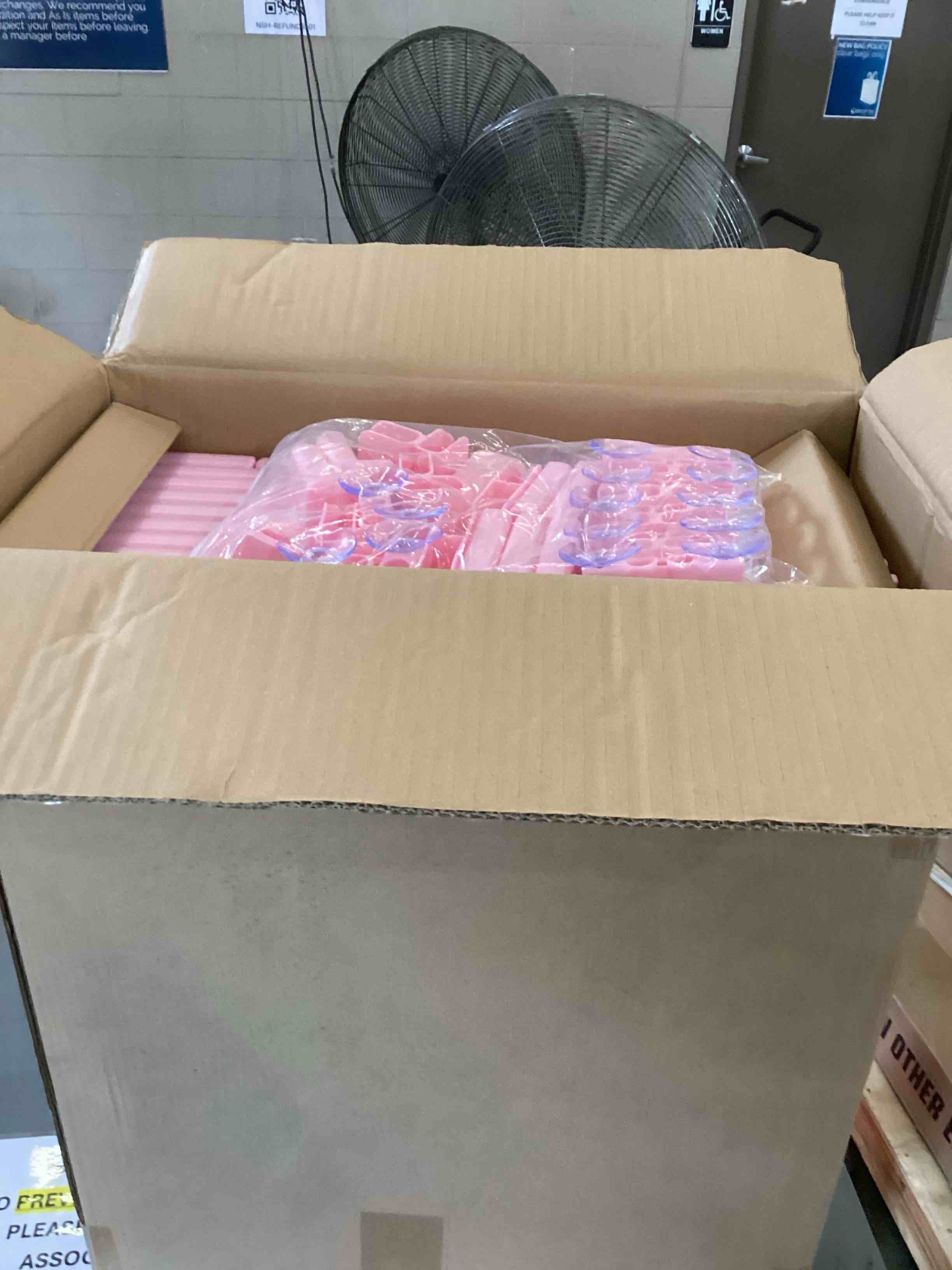 DIY Clear Acrylic Dog Playpen House,CPC Certified,Quick Assembly and Disassembly,Strong Suction to Floor,Indoor and Outdoor Use,Easy Cleansing Puppy Fence (Sakura Pink, 23.6" H, 12PCS)