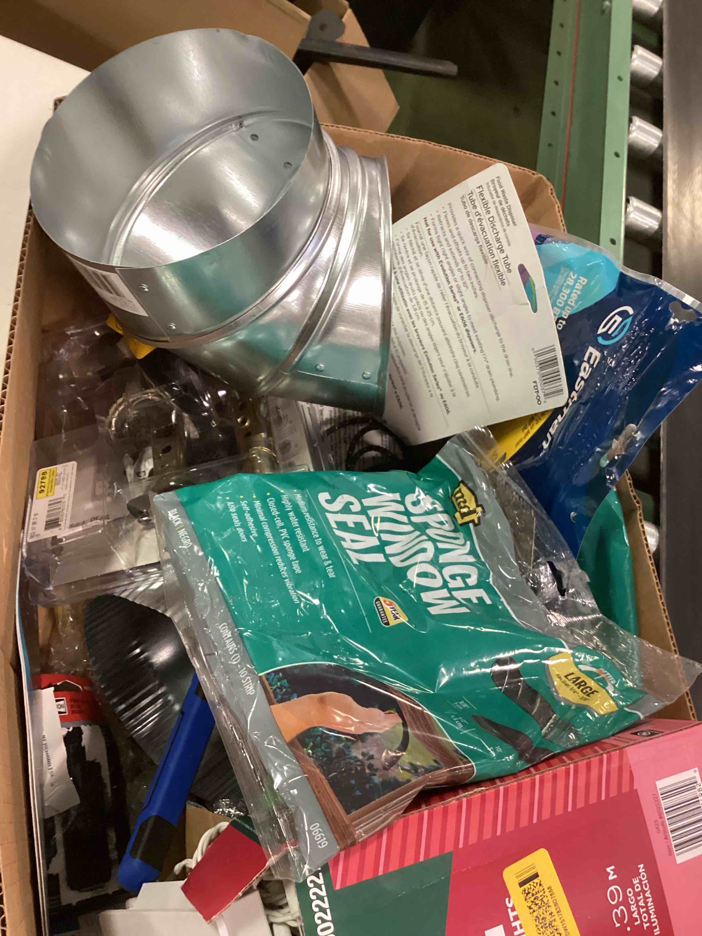 Condition photo showing As Is for Assorted Home Improvement Lot (Small Tools, Screw, Home Accessories, etc.)