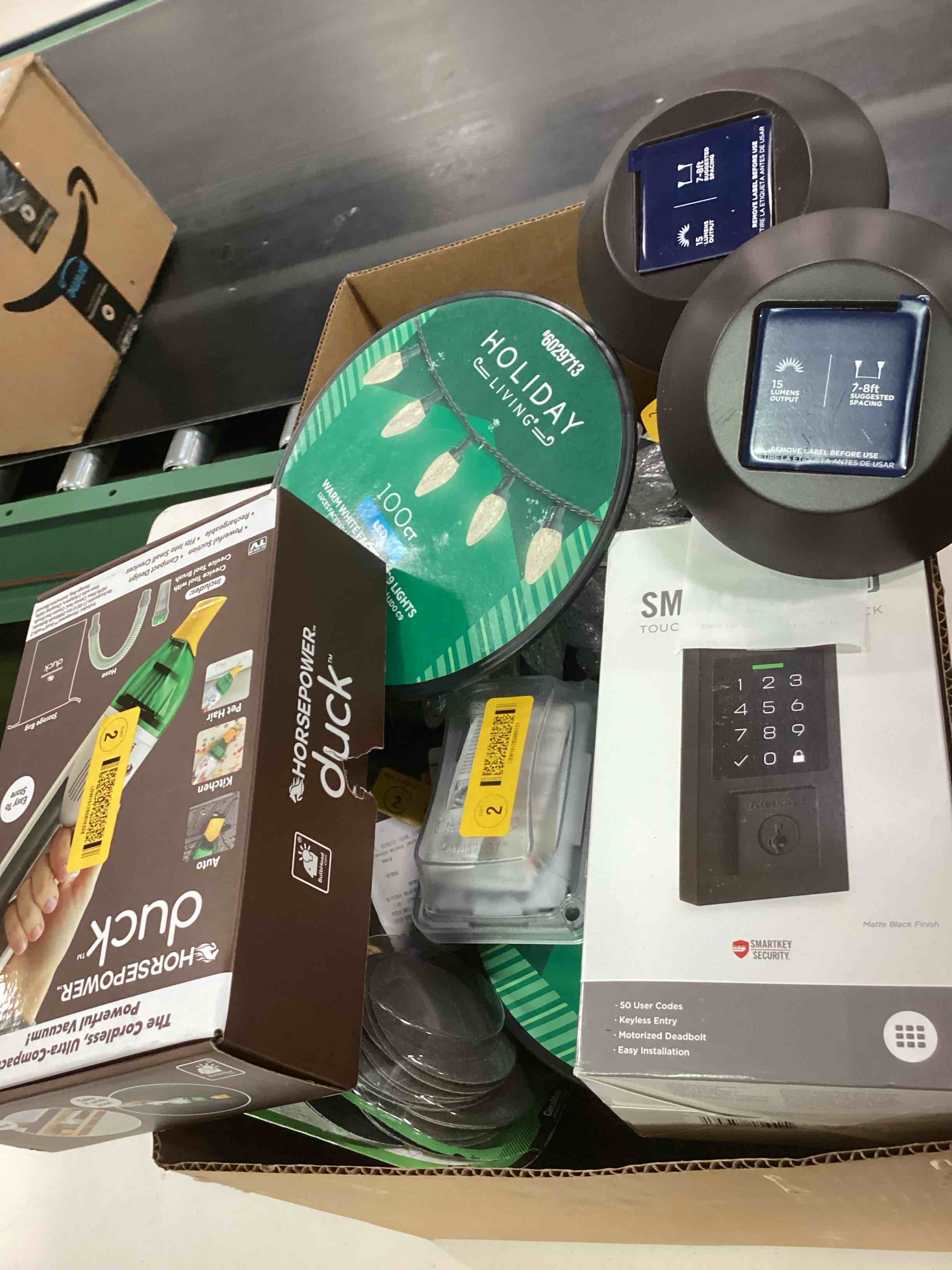 Condition photo showing As Is for Assorted Home Improvement Lot (Small Tools, Screw, Home Accessories, etc.)