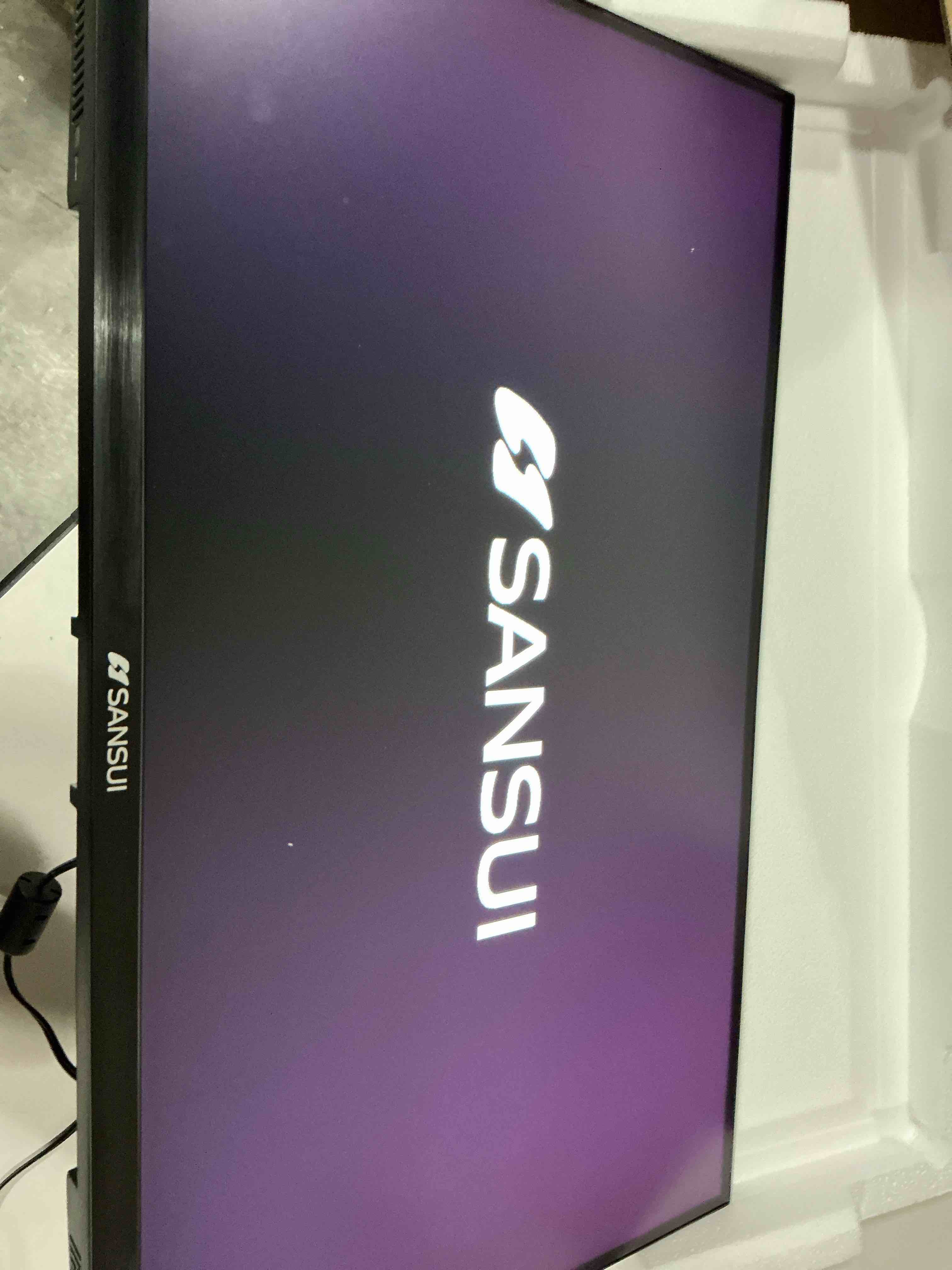 Condition photo showing Good Condition for SANSUI Monitor 24 Inch 100Hz PC Monitor, HDMI VGA Ports VESA Mount, FHD Computer Monitor Ultra-Slim Ergonomic Tilt Eye Care for Home Office (ES-24F2, HDMI Cable Included) 24 inch 100Hz FHD 100Hz Monitor