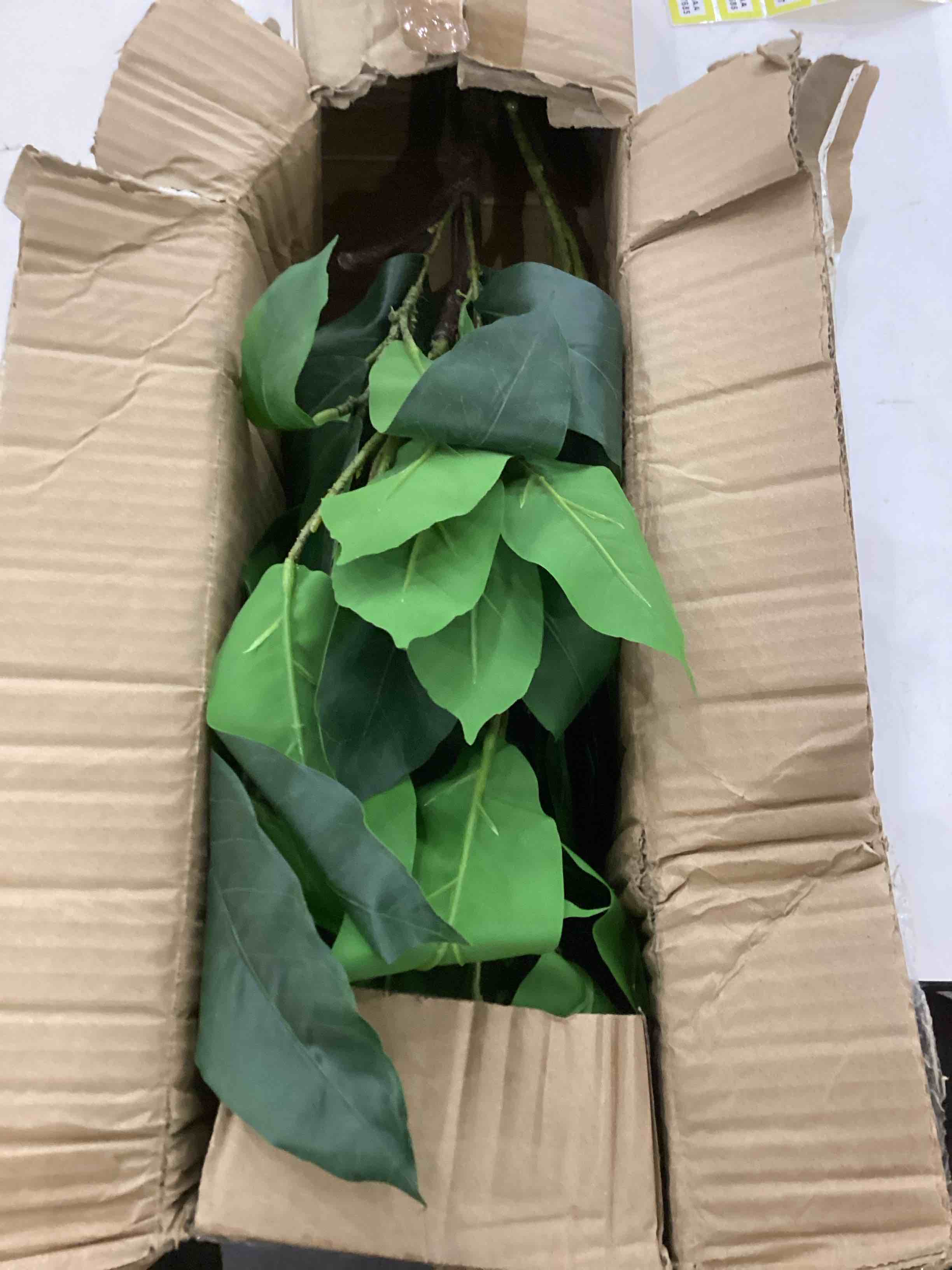 Briful Fake Plants 36.6'' Tall Artificial Plants Indoor Decor, Faux Bay Laurel Trees in Black Pot, F