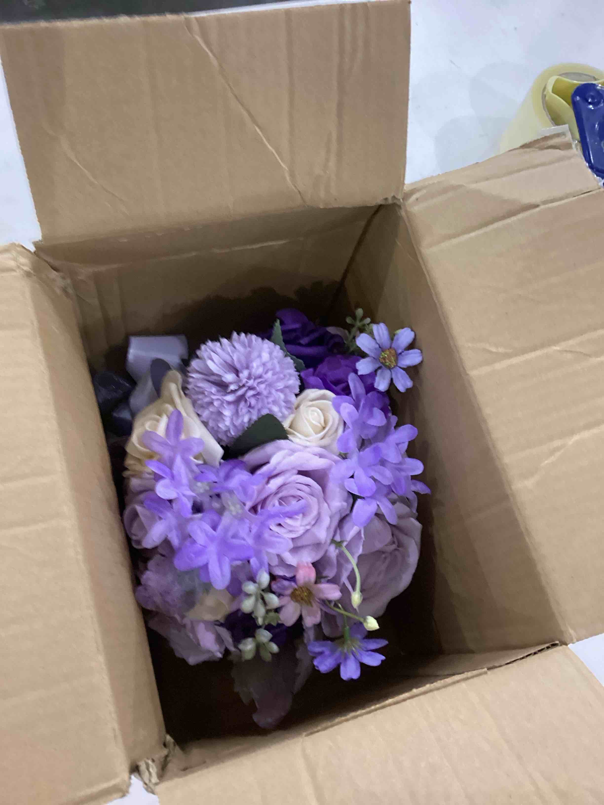 S_SSOY Wedding Bouquet Bride,Bride Bridal Bouquet Bridesmaid Artificial Flowers for Ceremony Anniver