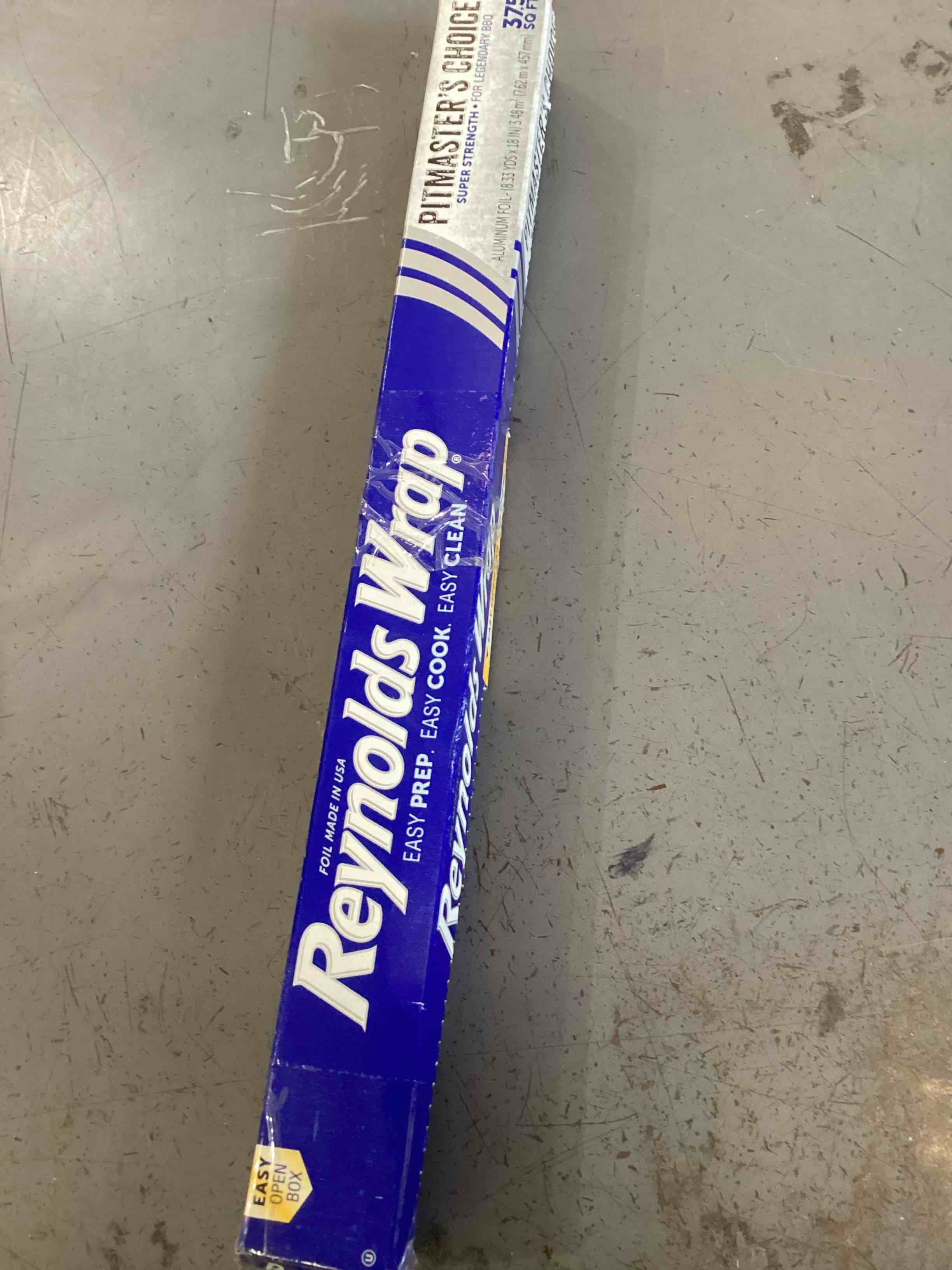 Condition photo showing As Is for Reynolds Wrap Pitmaster’s Choice Aluminum Foil, 37.5 Square Feet