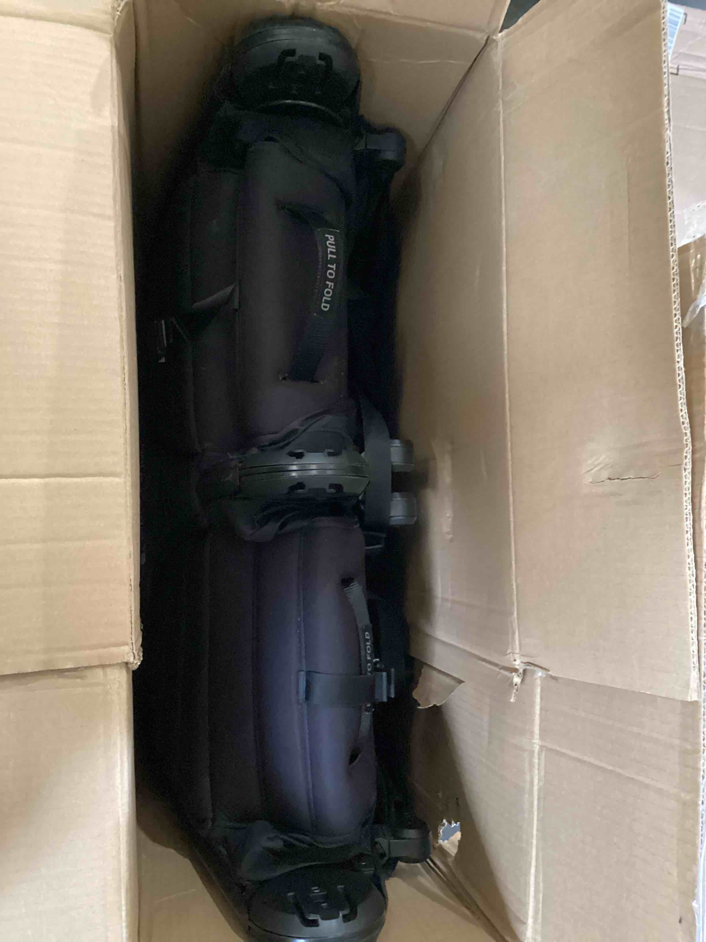 Condition photo showing As Is for Baby Jogger City Mini GT2 All-Terrain Double Stroller Jet Black Perfect for Newborn and Toddler Compatible with Britax Cybex Graco and Maxi Cosi Infant Car Seats Double Stroller Black