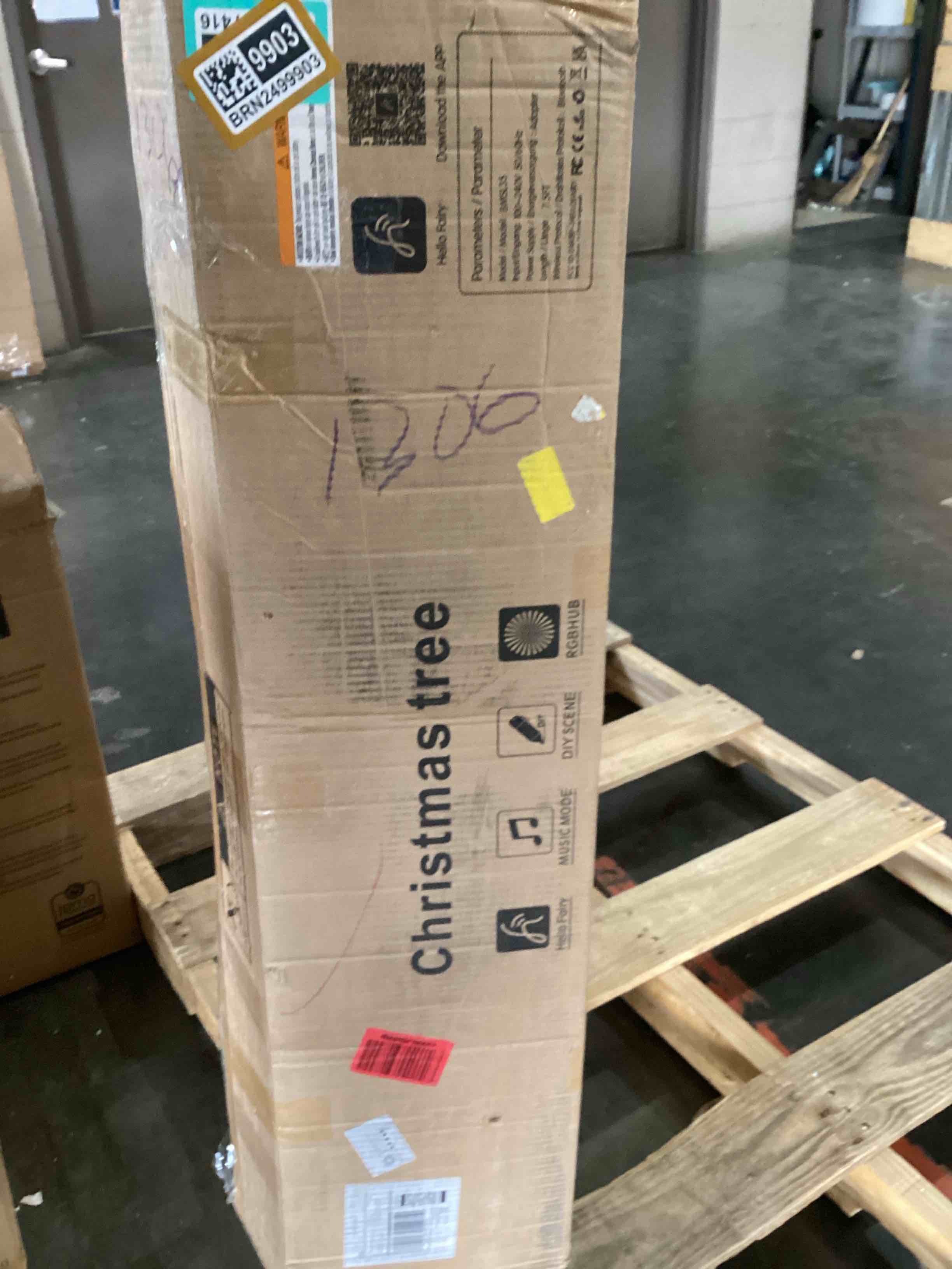 Condition photo showing As Is for Christmas Tree