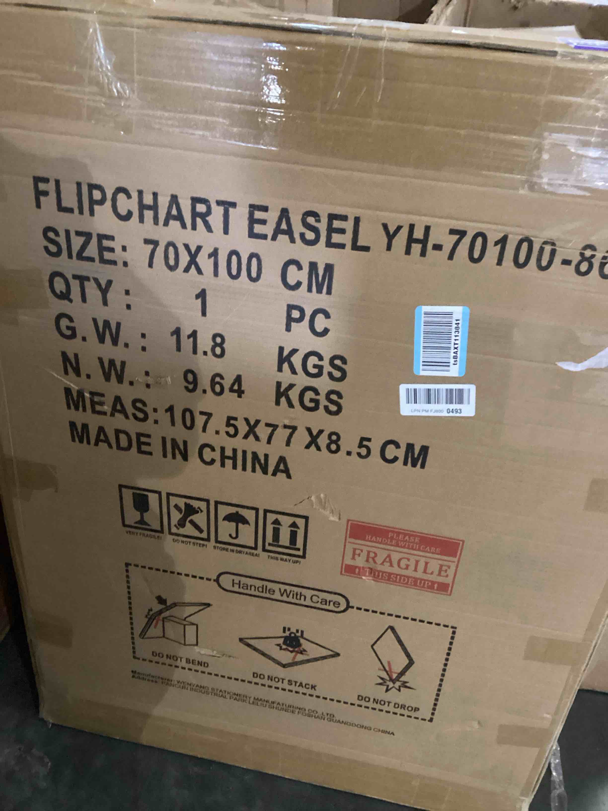 Condition photo showing As Is for art easel