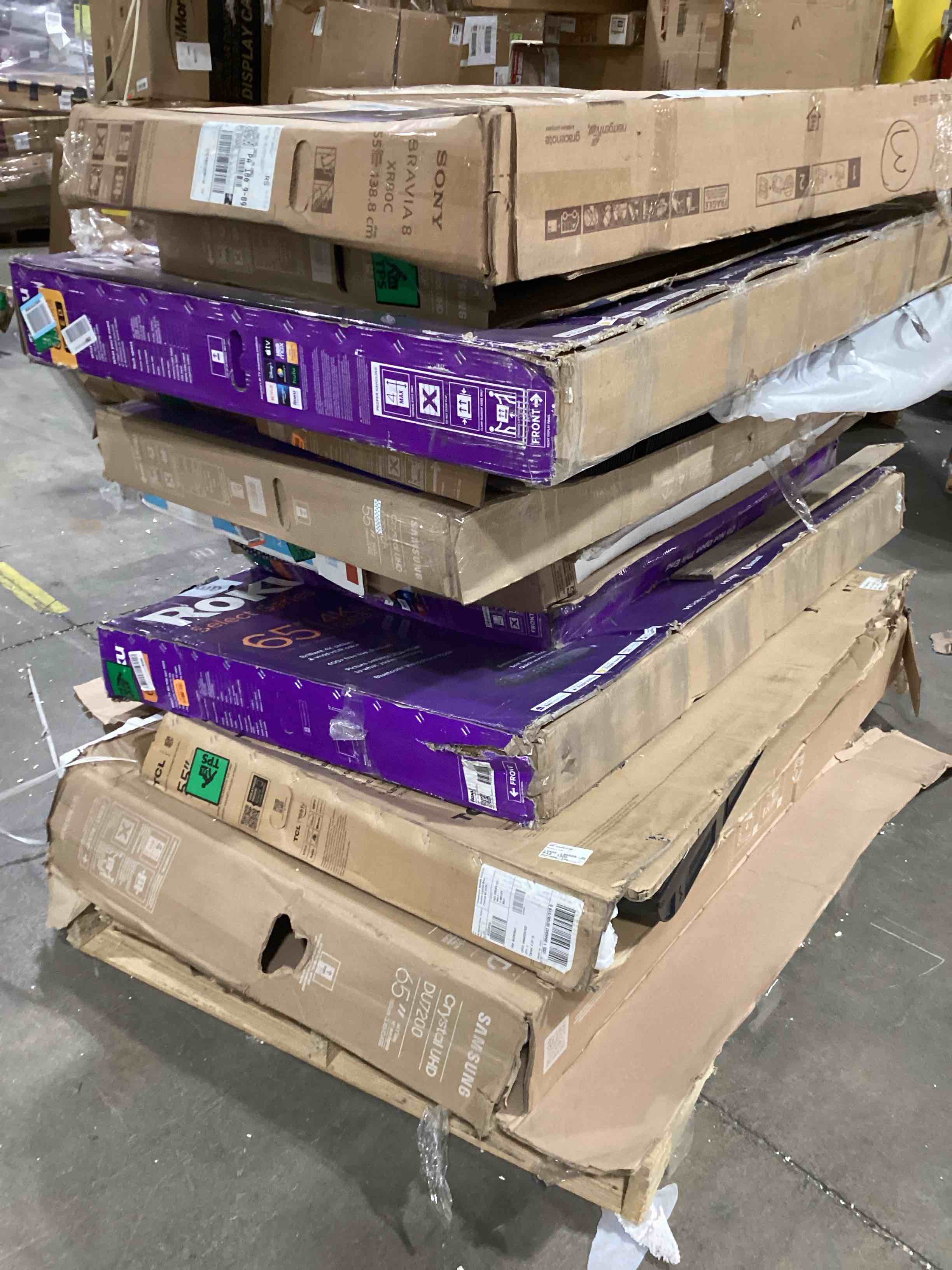 Miscellaneous T.V. for PARTS ONLY various brands and sizes 