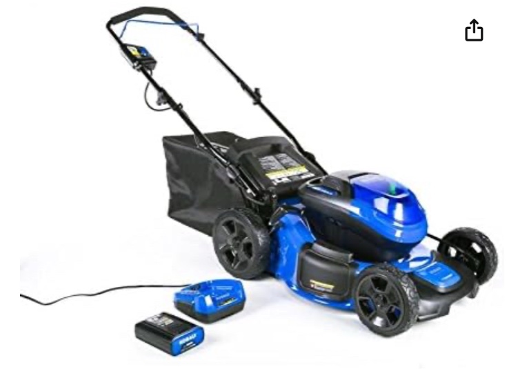kobalt 40-volt brushless lithium ion 20-in cordless electric lawn mower