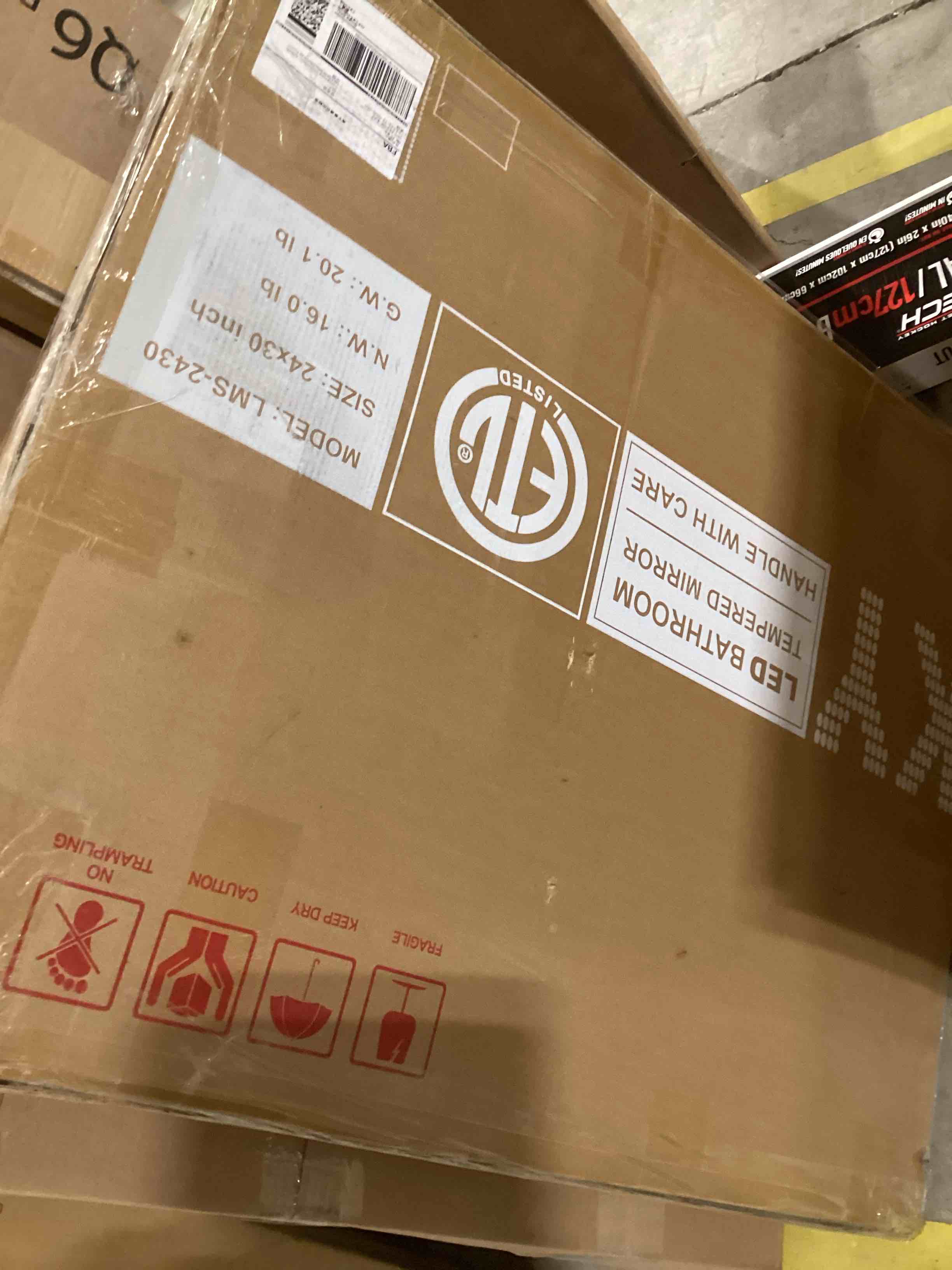 Condition photo showing New/Like New for LED BATHROOM MIRROR