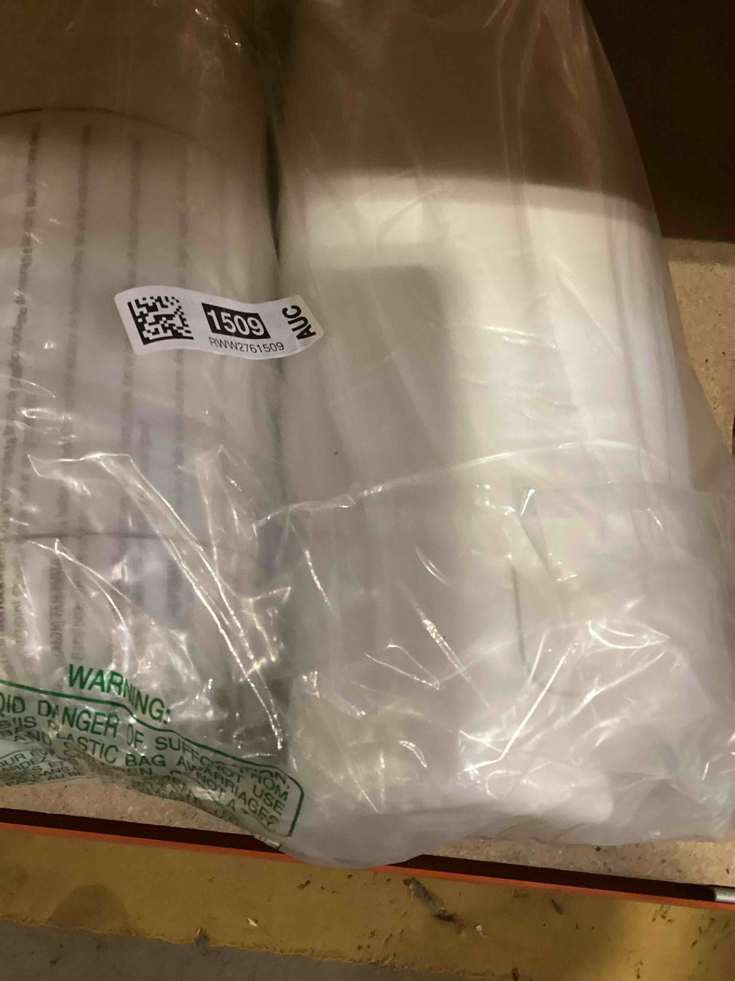 Condition photo showing New/Like New for Bedding Throw Pillows Insert (Pack of 2, White) - 26 x 26 Inches Bed and Couch Pillows - Indoor Decorative Pillow