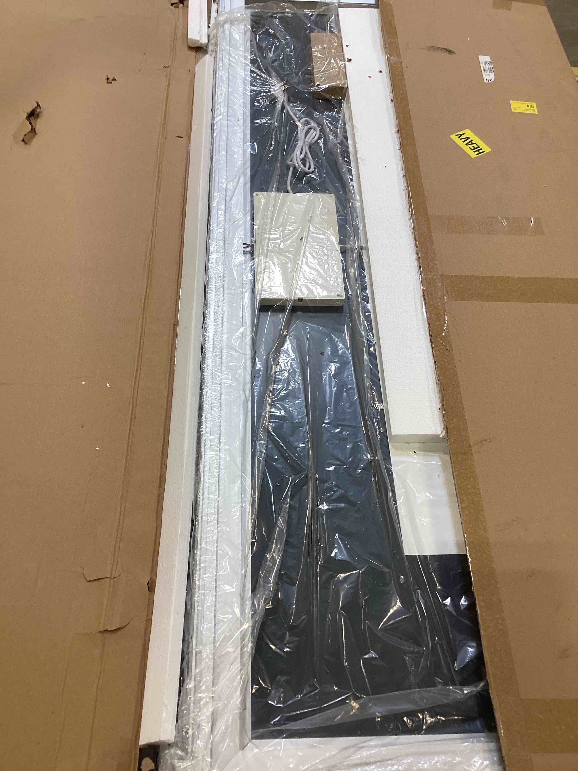 full length mirror 71x 30 solid wood frame floor standing mirror, hanging or leaning wall-mounted for living room bedroom rustic white