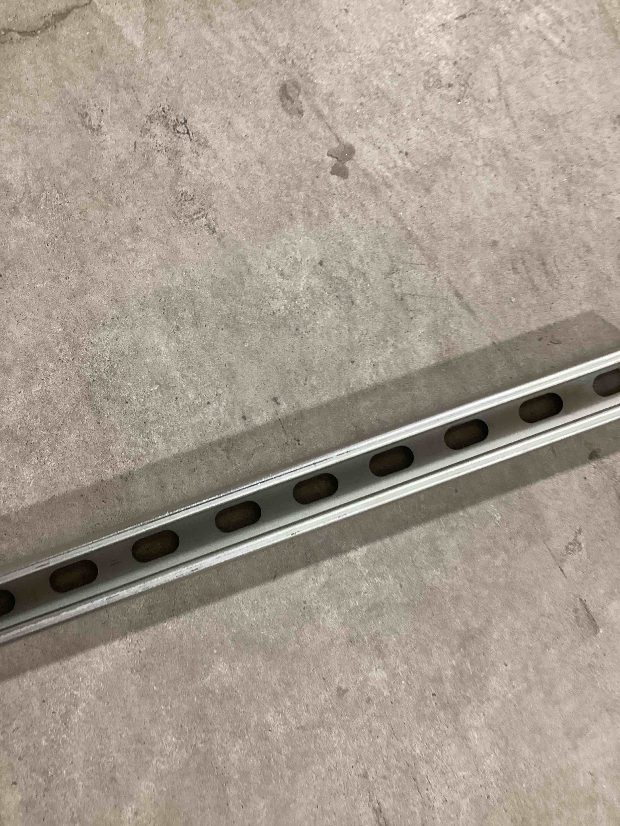 Condition photo showing Good Condition for newhouse electric 1-5/8in.x13/16in. gauge metal strut channel with slotted back 