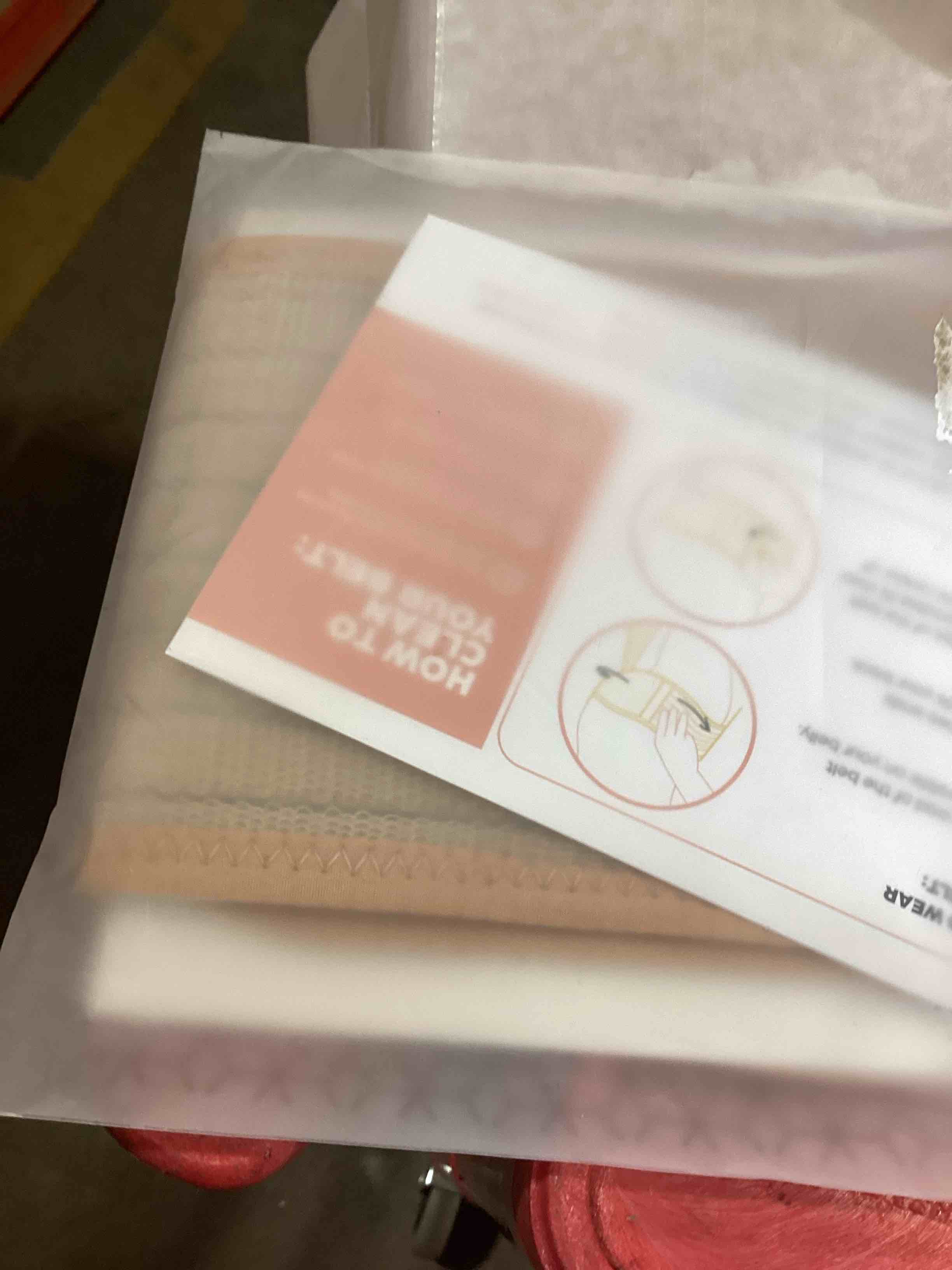 Condition photo showing New/Like New for azmed maternity belt back support - adjustable abdominal binder for pregnancy - belly band for pelvic, waist & lower back comfort - fits up to 46 inches - beige