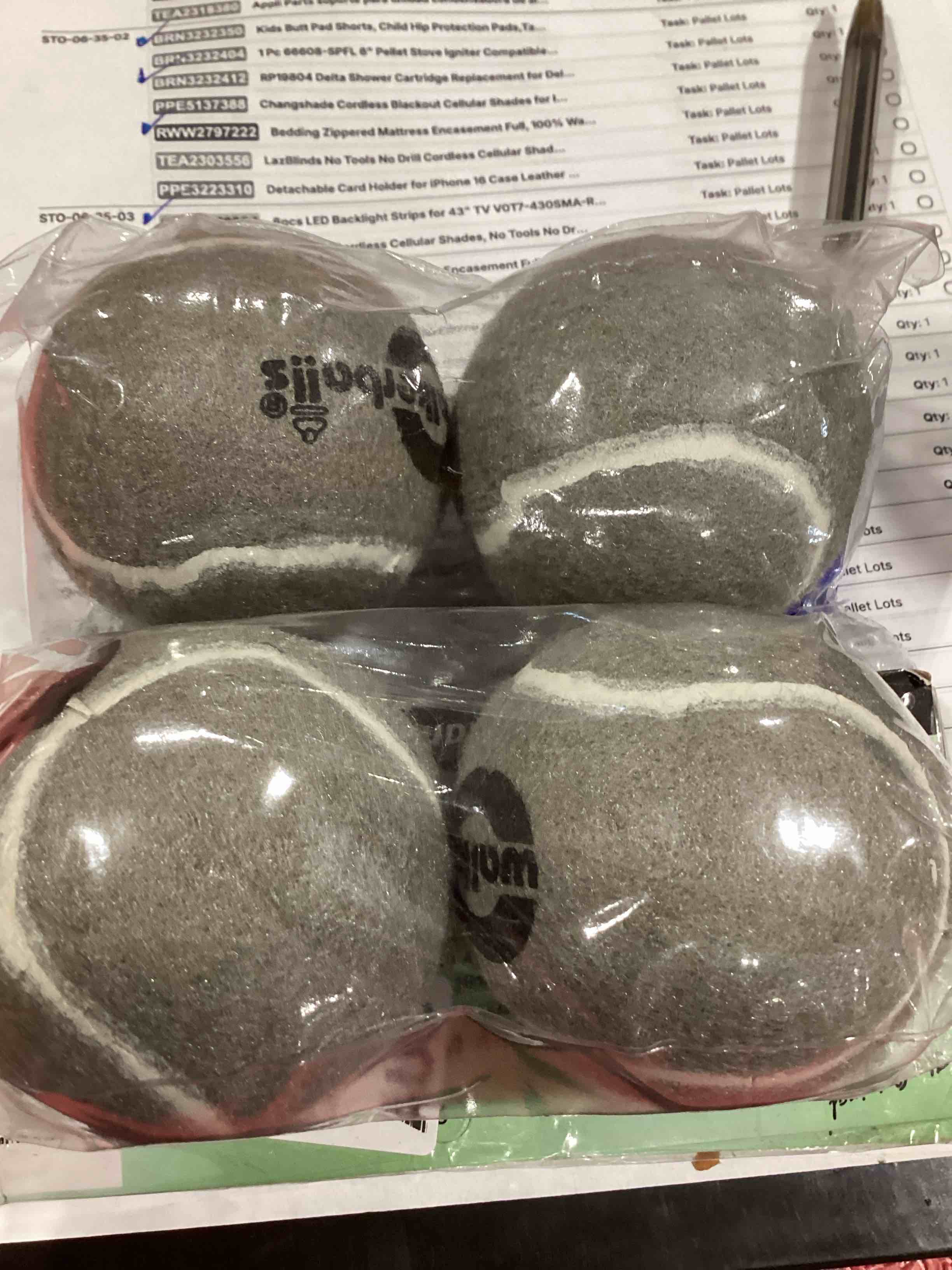 Condition photo showing New/Like New for penco medical walkerballs 2 pack - the original walkerballs - 2 pairs of gray