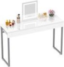 47" Vanity Desk with 2 Drawers, Makeup Vanity, Vanity Desk, Vanity Table, Bedroom Vanity, Bedroom Desk, Modern Desk, Make up Vanity, Small White Desk, Small Vanity Desk, White Makeup Vanity