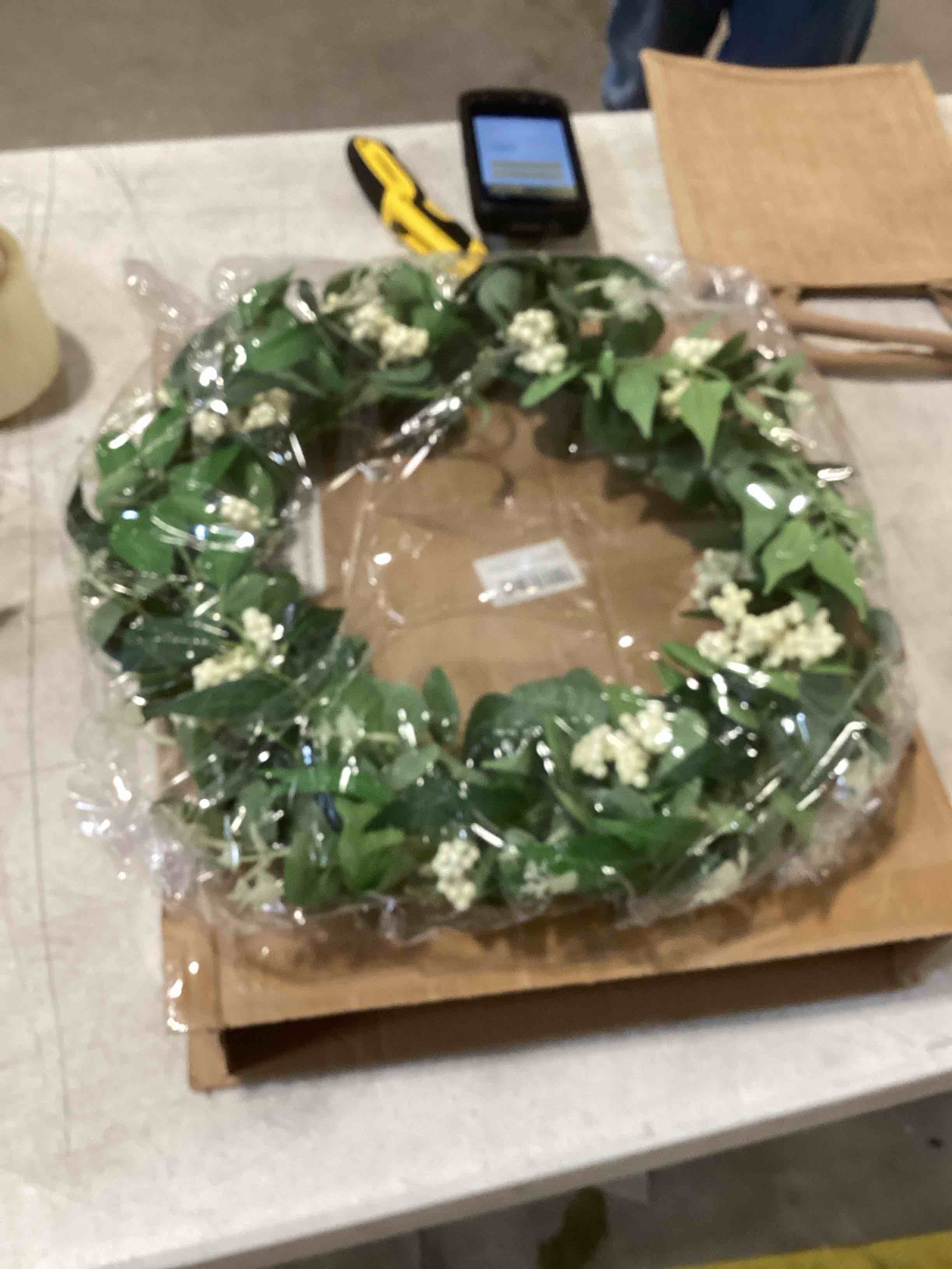 pinkpum 20'' eucalyptus wreath for front door, porch, window - green decor for home, farmhouse - spring, summer, fall, all seasons