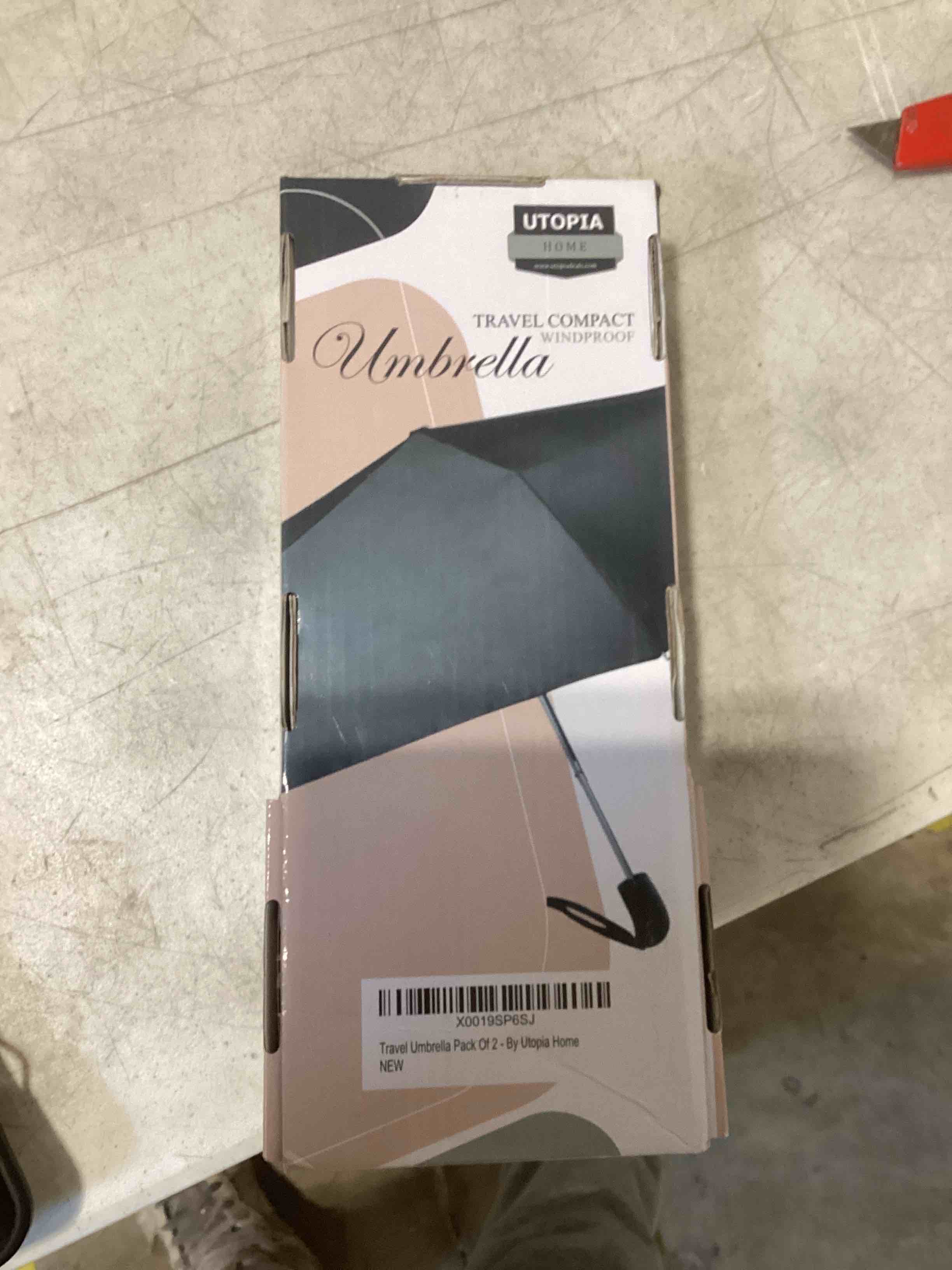 Condition photo showing Good Condition for 46 Inch Compact Umbrellas for Rain - Travel Small Umbrella - Automatic Folding Umbrella - Windproof Portable Umbrella, Double 10-rib