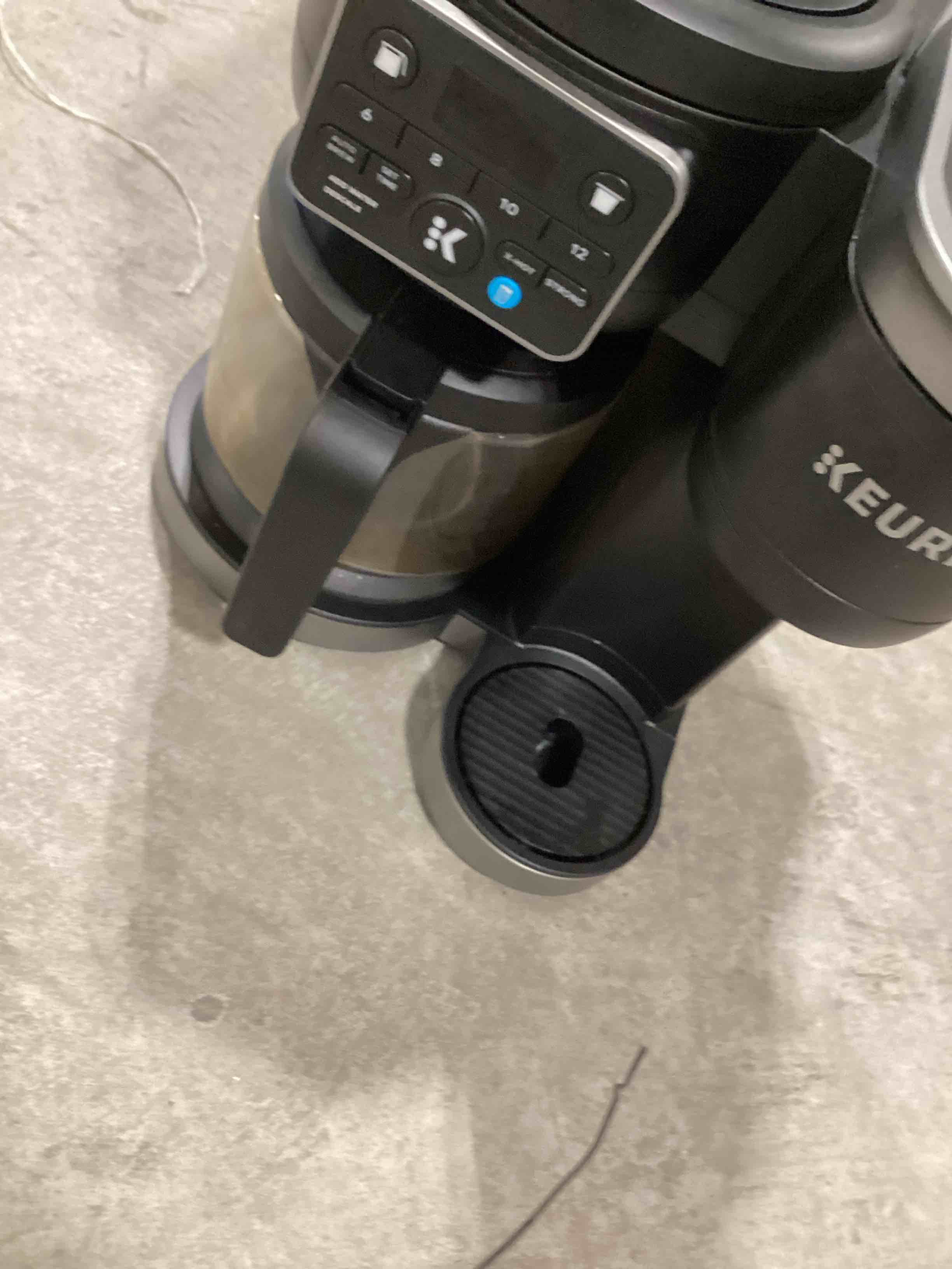 Condition photo showing As Is for keurig k-duo hot & iced single serve & carafe coffee maker, multistream technology, 72oz reservoir (gen 2)
