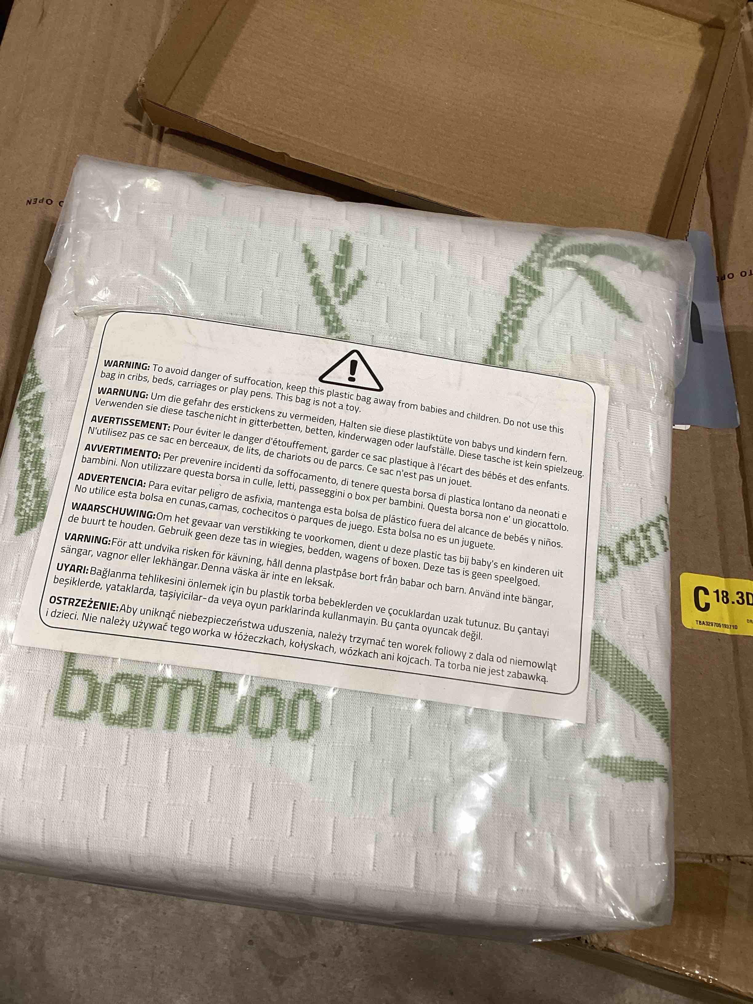 Condition photo showing New/Like New for utopia bedding zippered mattress encasement queen, 100% waterproof bed bug and dust mite proof mattress protector, absorbent six-sided mattress cover