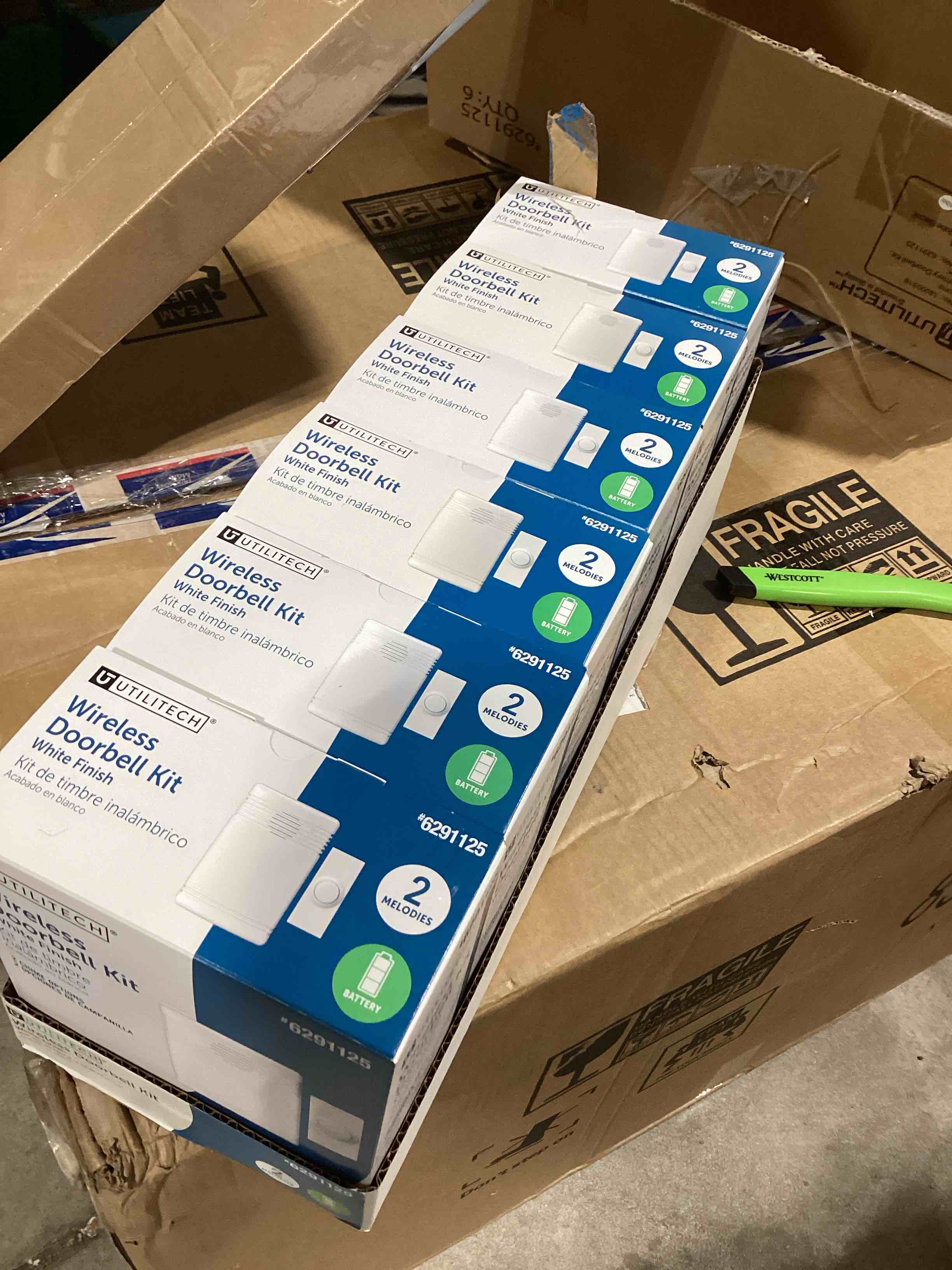 Condition photo showing New/Like New for utilitech wireless doorbell kit 